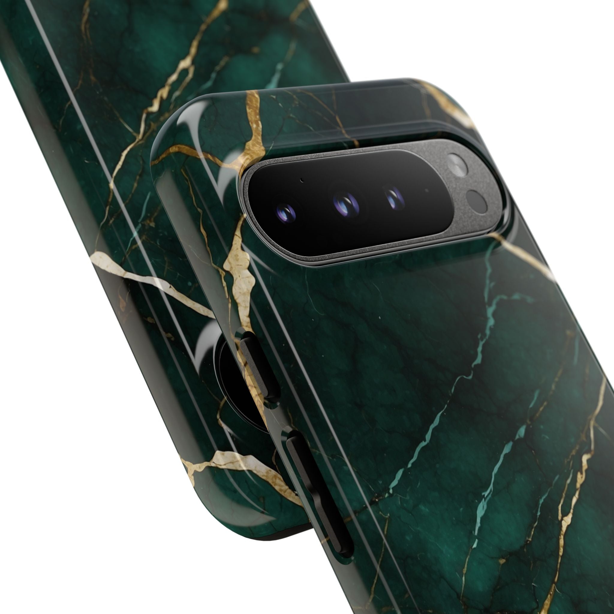 Emerald Veins Flow - Google Pixel Case