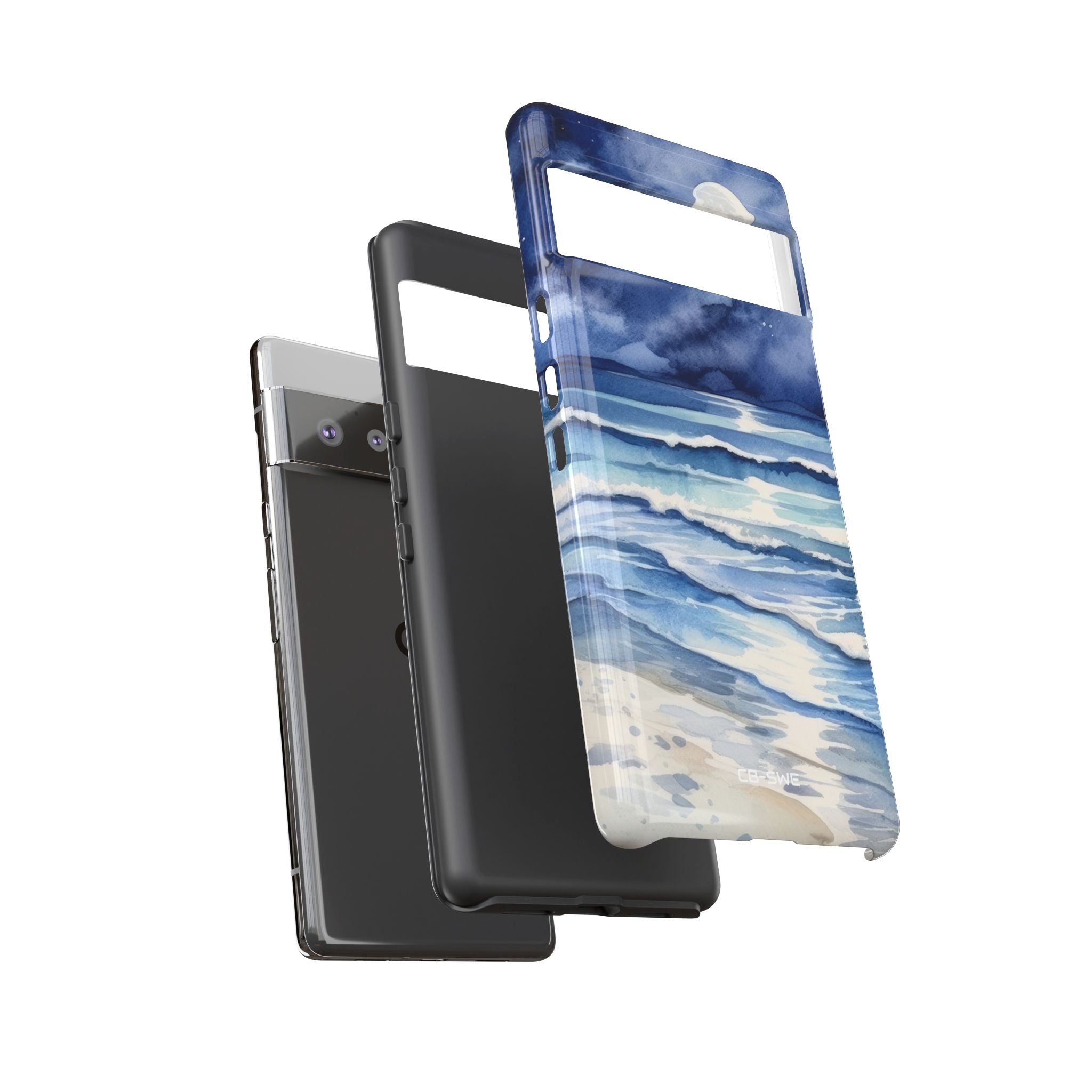 Moonlight Reflects Waves - Google Pixel Case