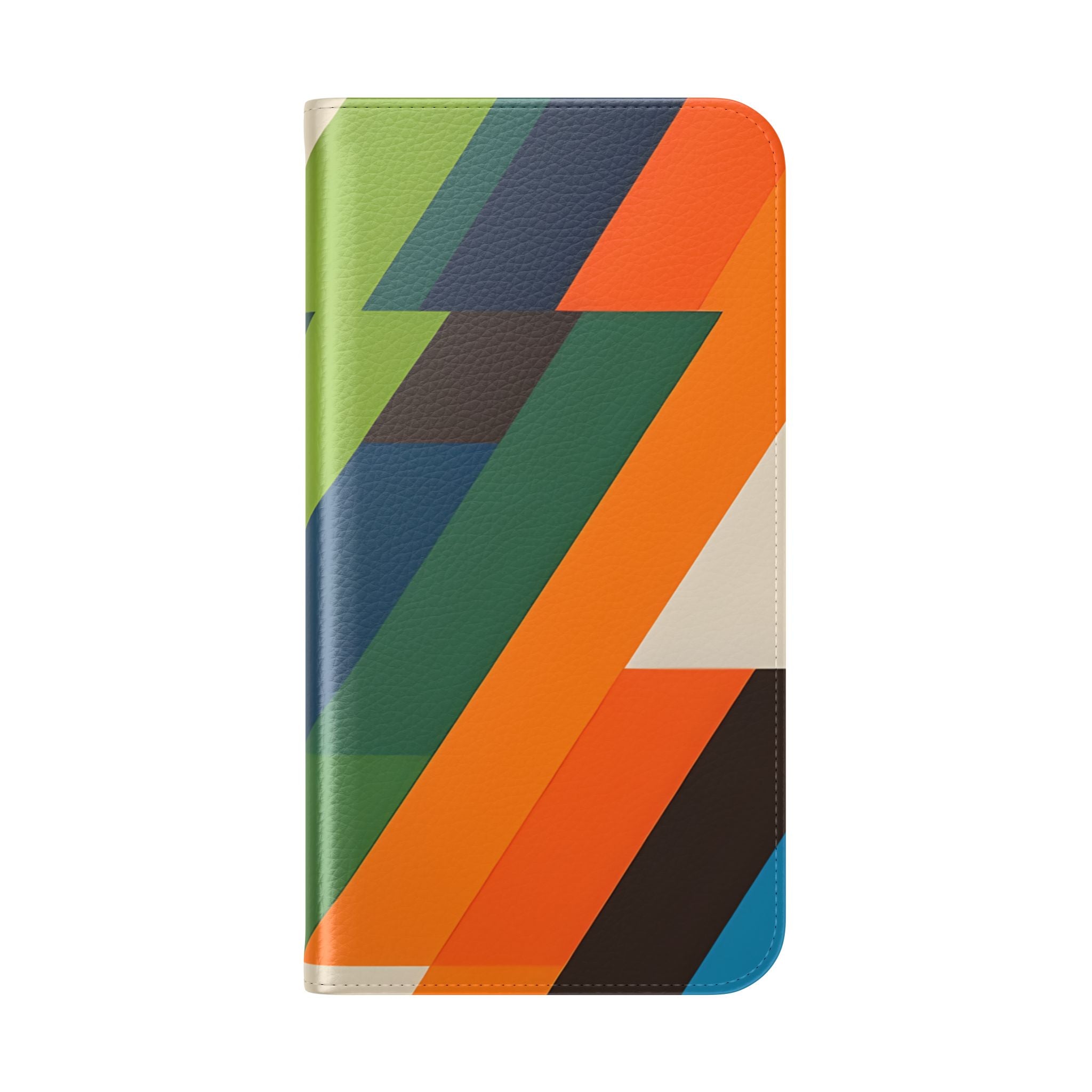 Zigzag Stripes - iPhone 15 Pro Max Case - Wallet