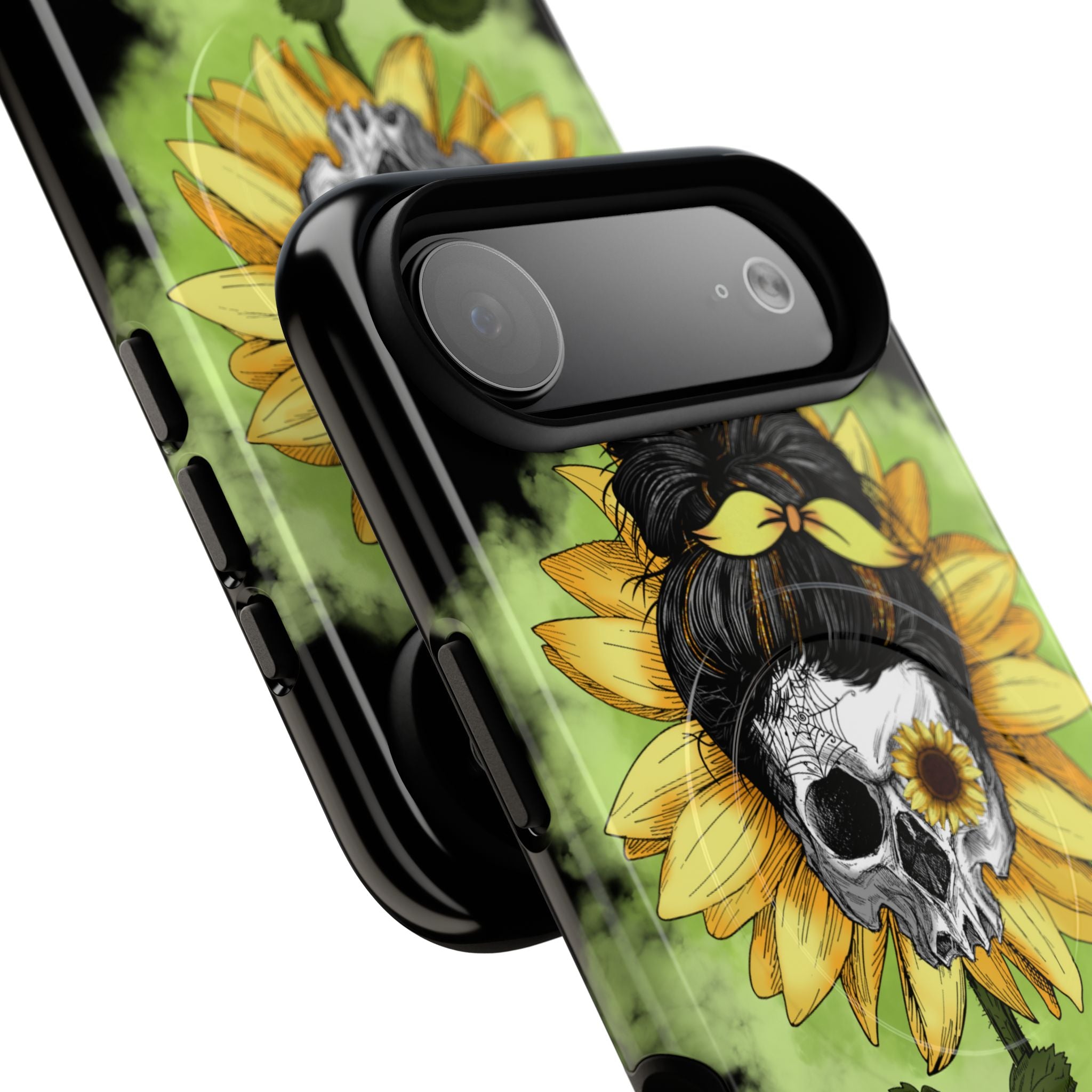 Sunflower Skull iPhone 17 Air Case - Tough+