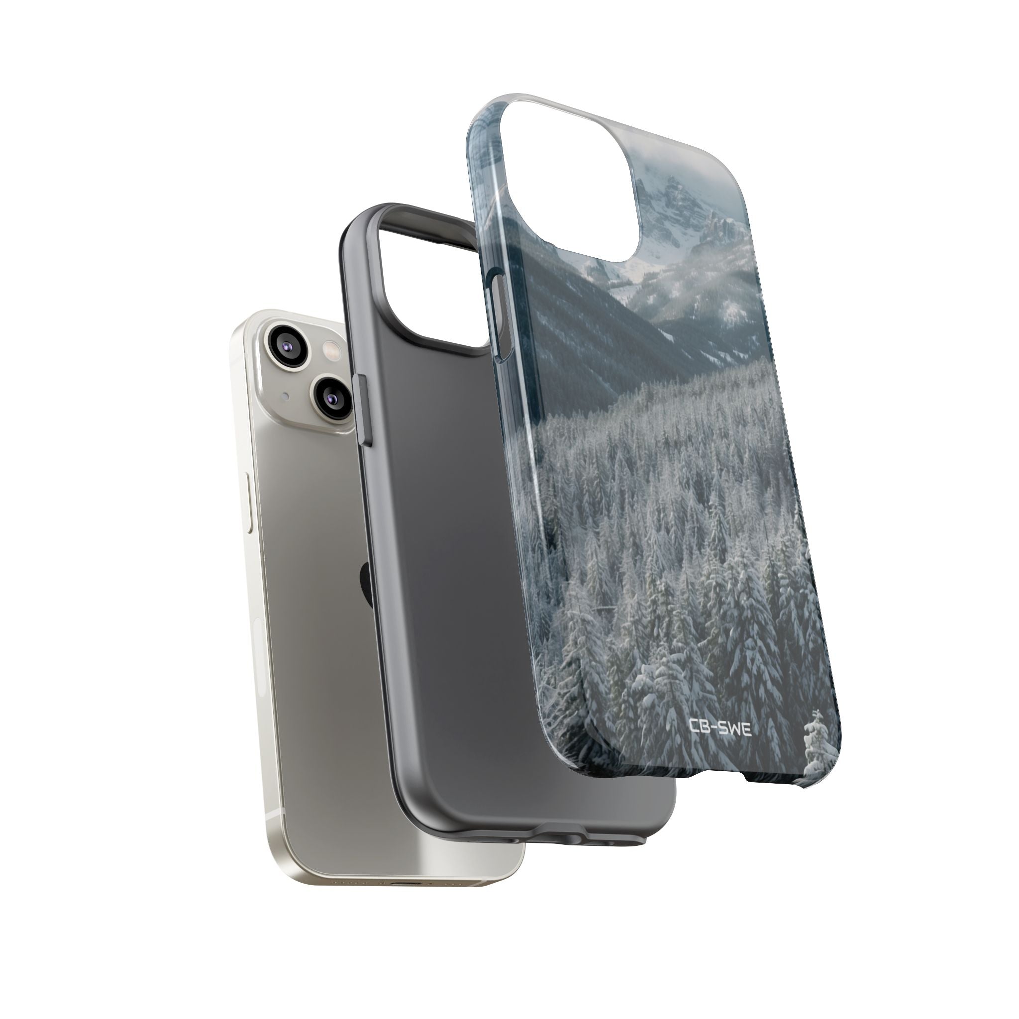 Snow Covers Peaks - iPhone Case