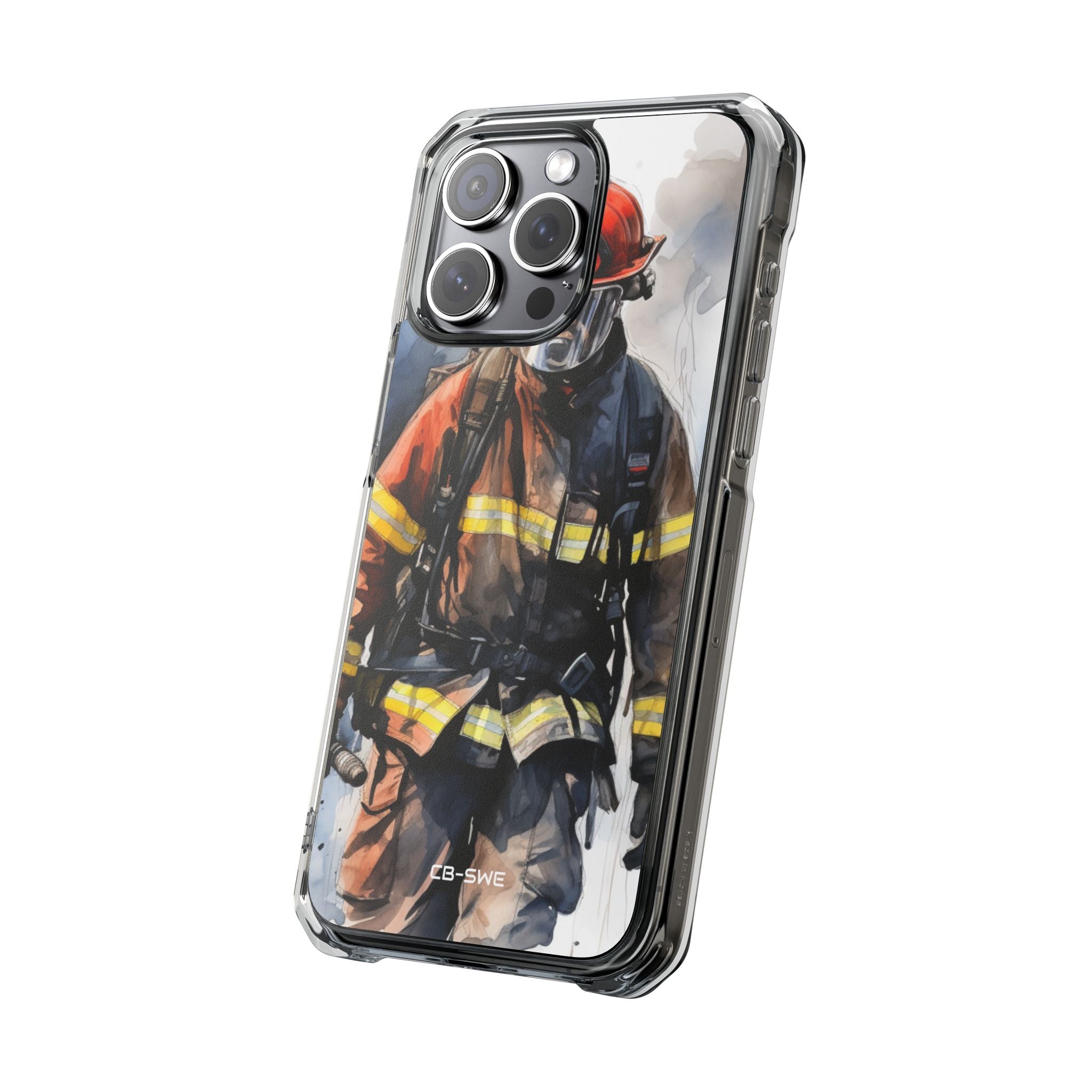 Firefighter In Motion iPhone Case - Impact