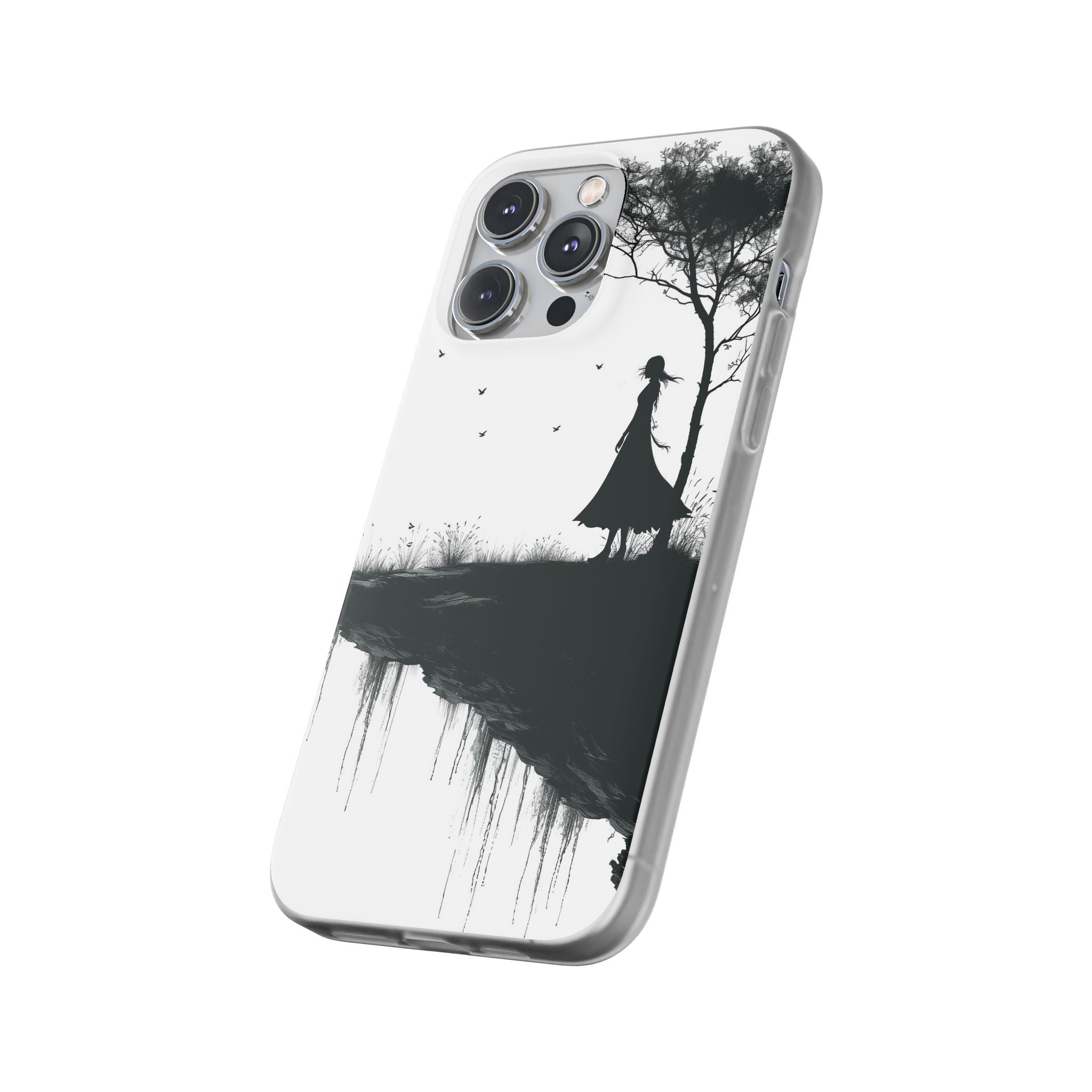 Cliffside Silhouette iPhone 14 Pro Max Case - Soft