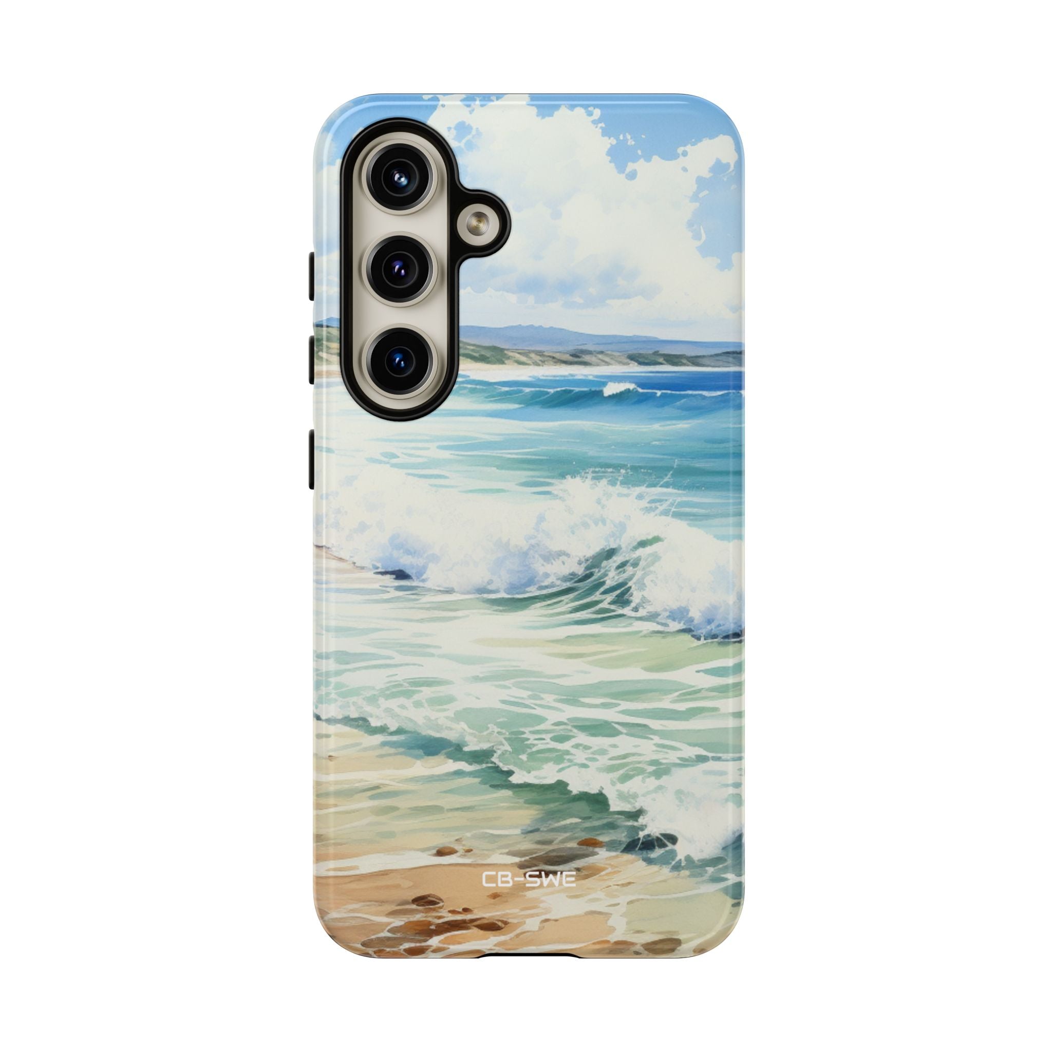 Serene Coastal Watercolors - Samsung Case