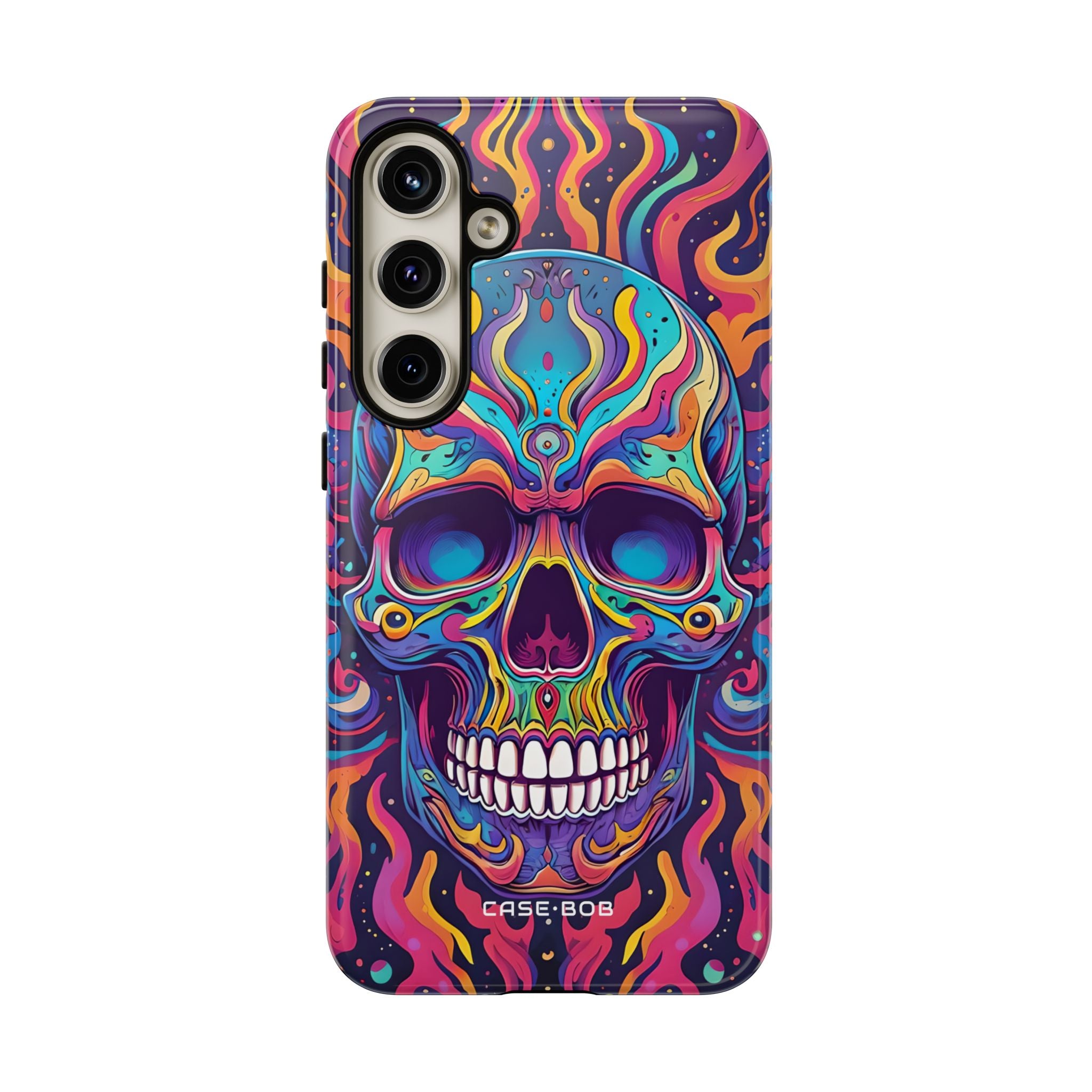 Flaming Skull Samsung S24 Plus Case - Tough