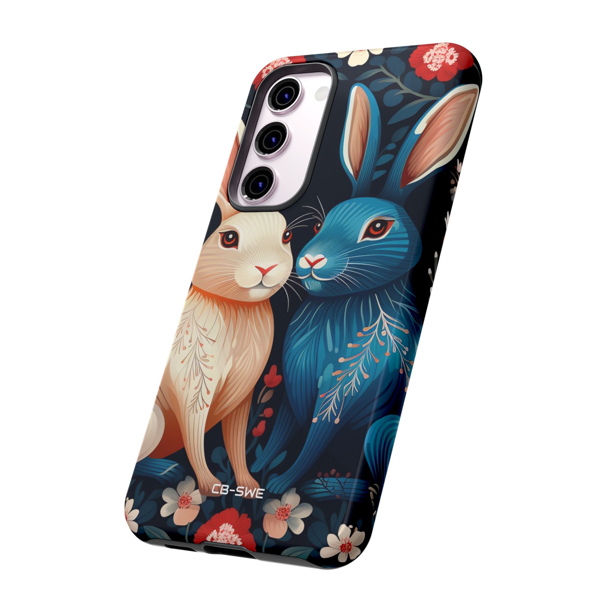 Rabbits Embrace Blossoms - Samsung Case