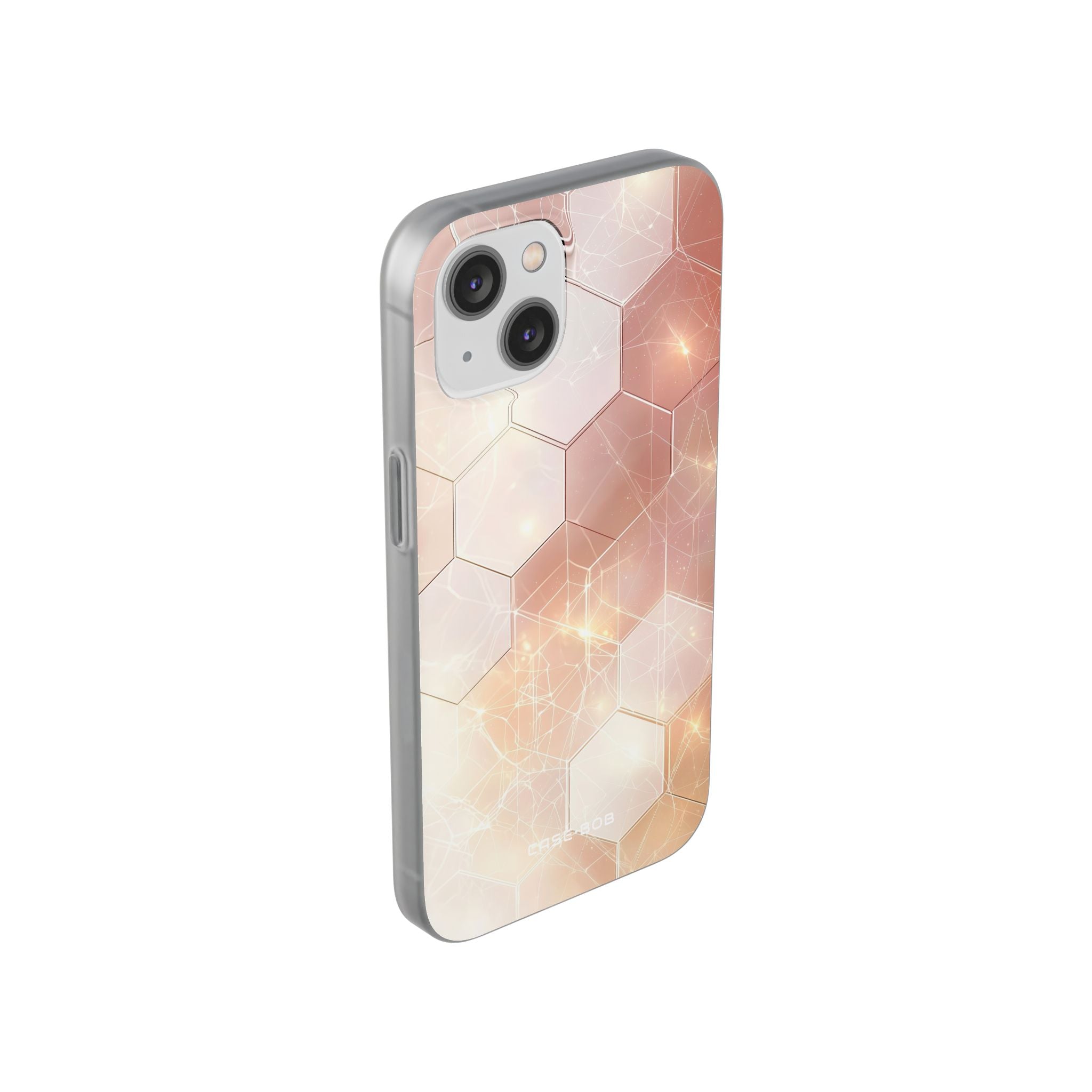 Honeycomb Glow iPhone 14 Case - Soft