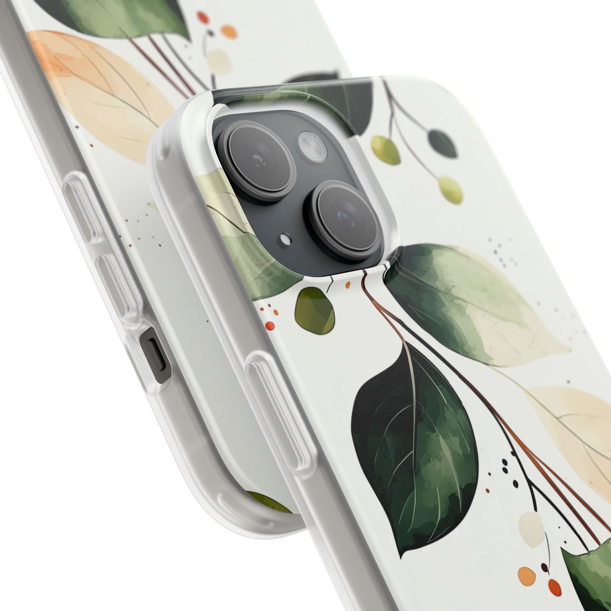 Greenberry Branch iPhone 15 Case - Soft