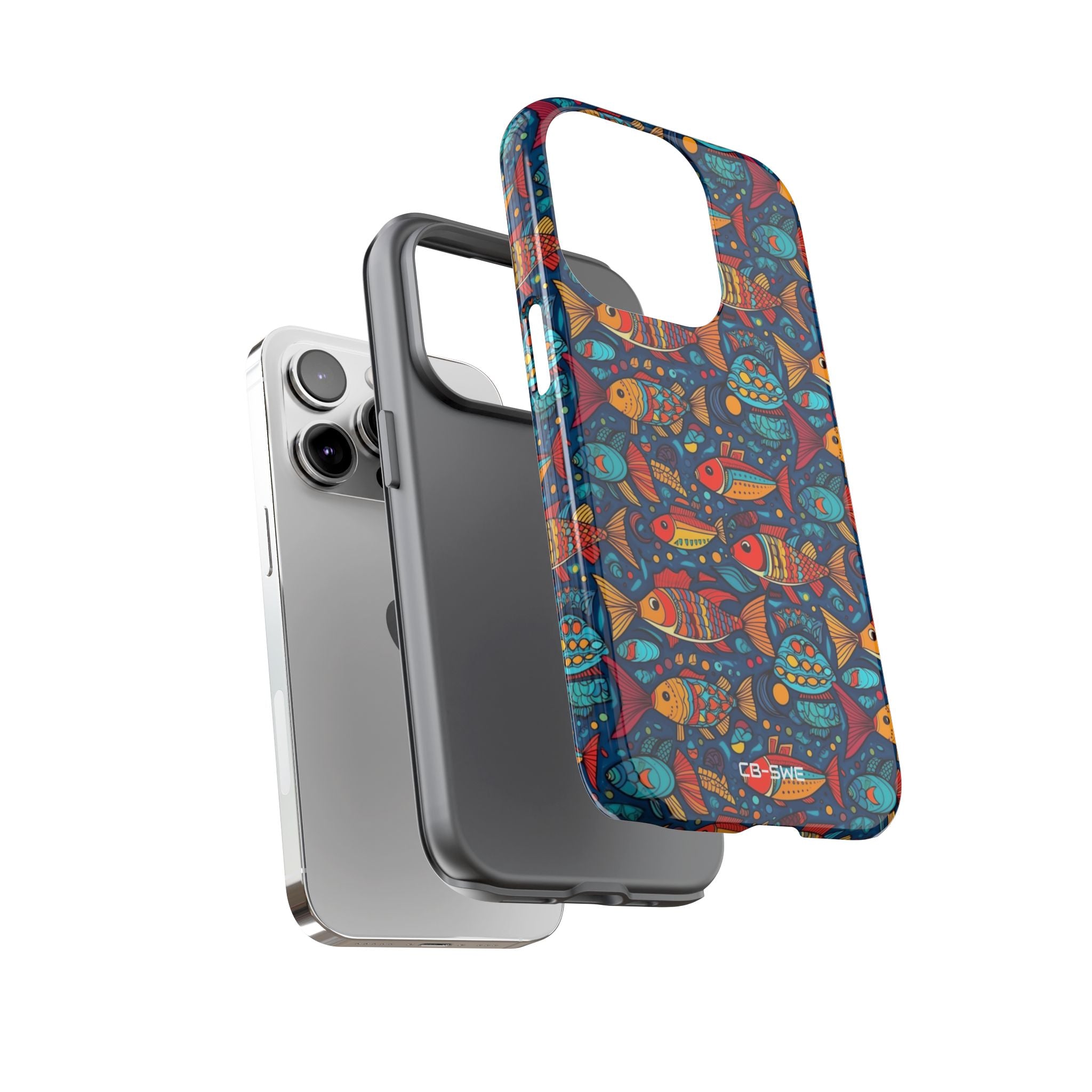 Fish Dance Joyfully - iPhone Case