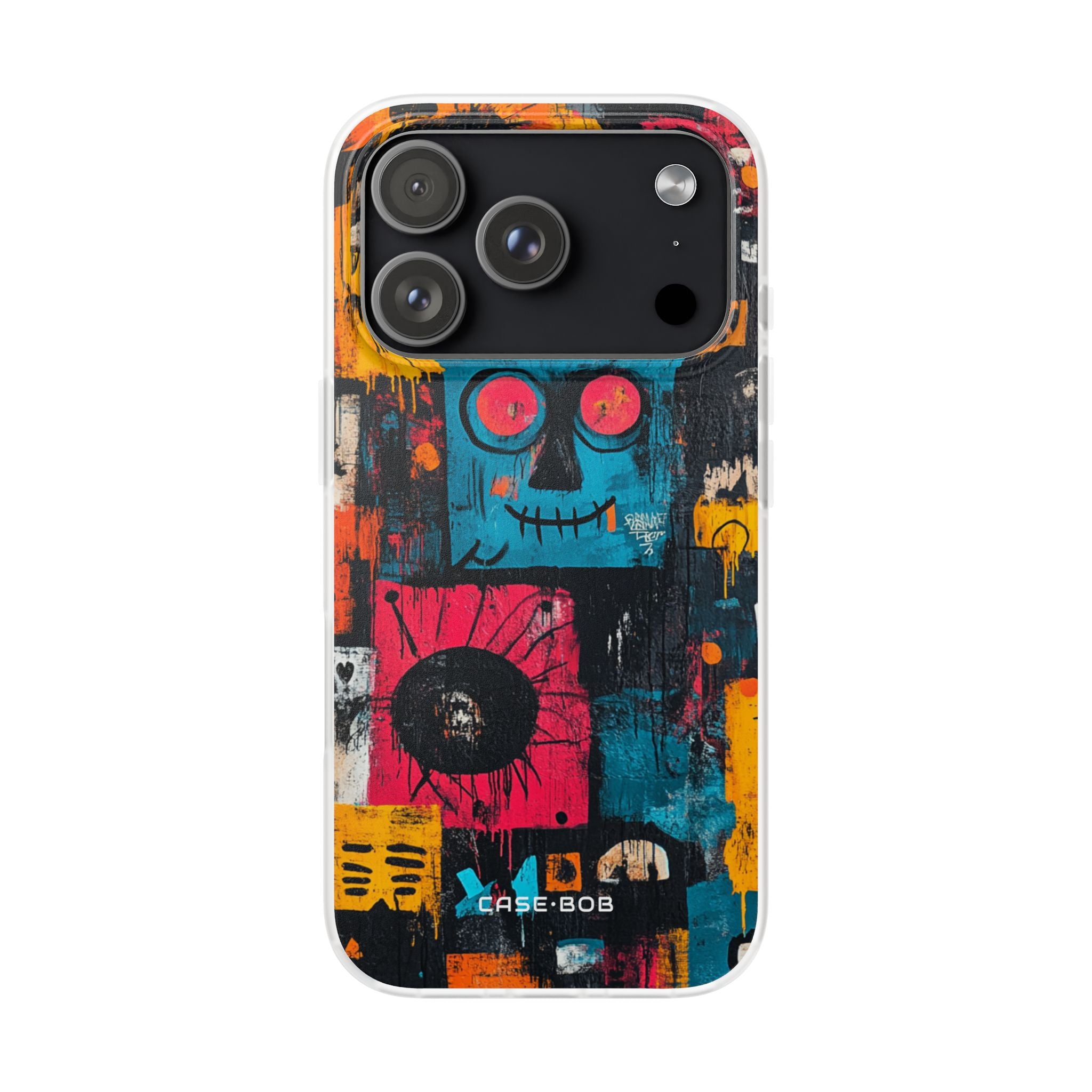 Blue Stitch Smile iPhone 17 Pro Case - Soft