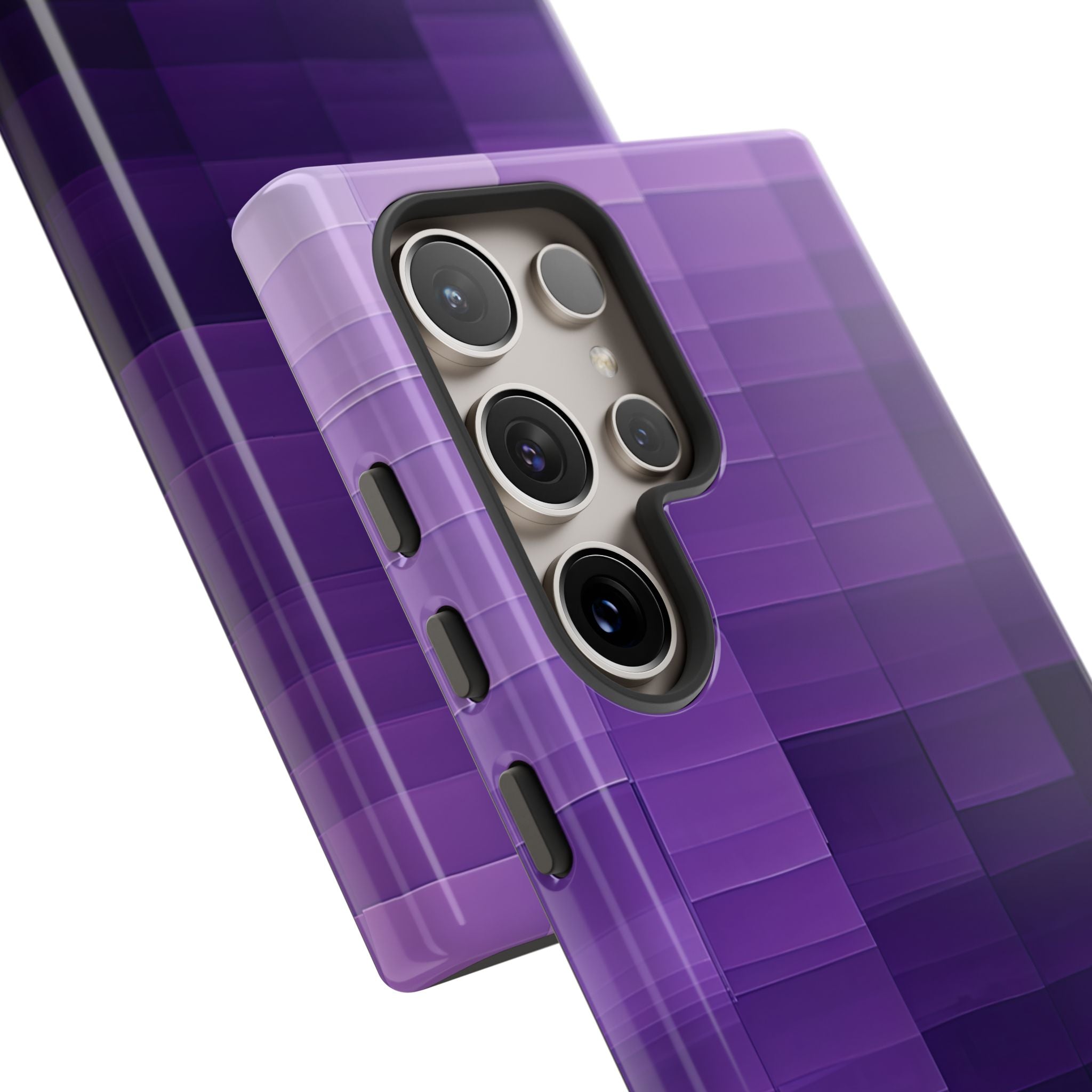 Purple Horizon Grid Samsung S24 - Tough