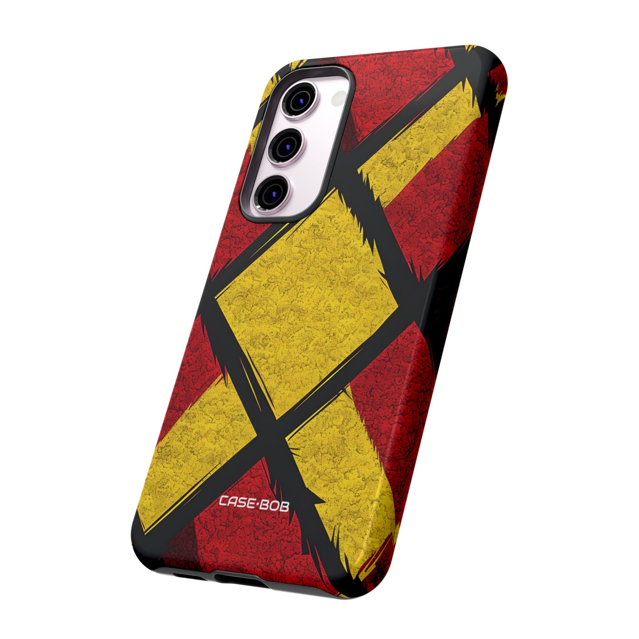 Vibrant Geometric Diamonds Samsung S23+ Case • Tough