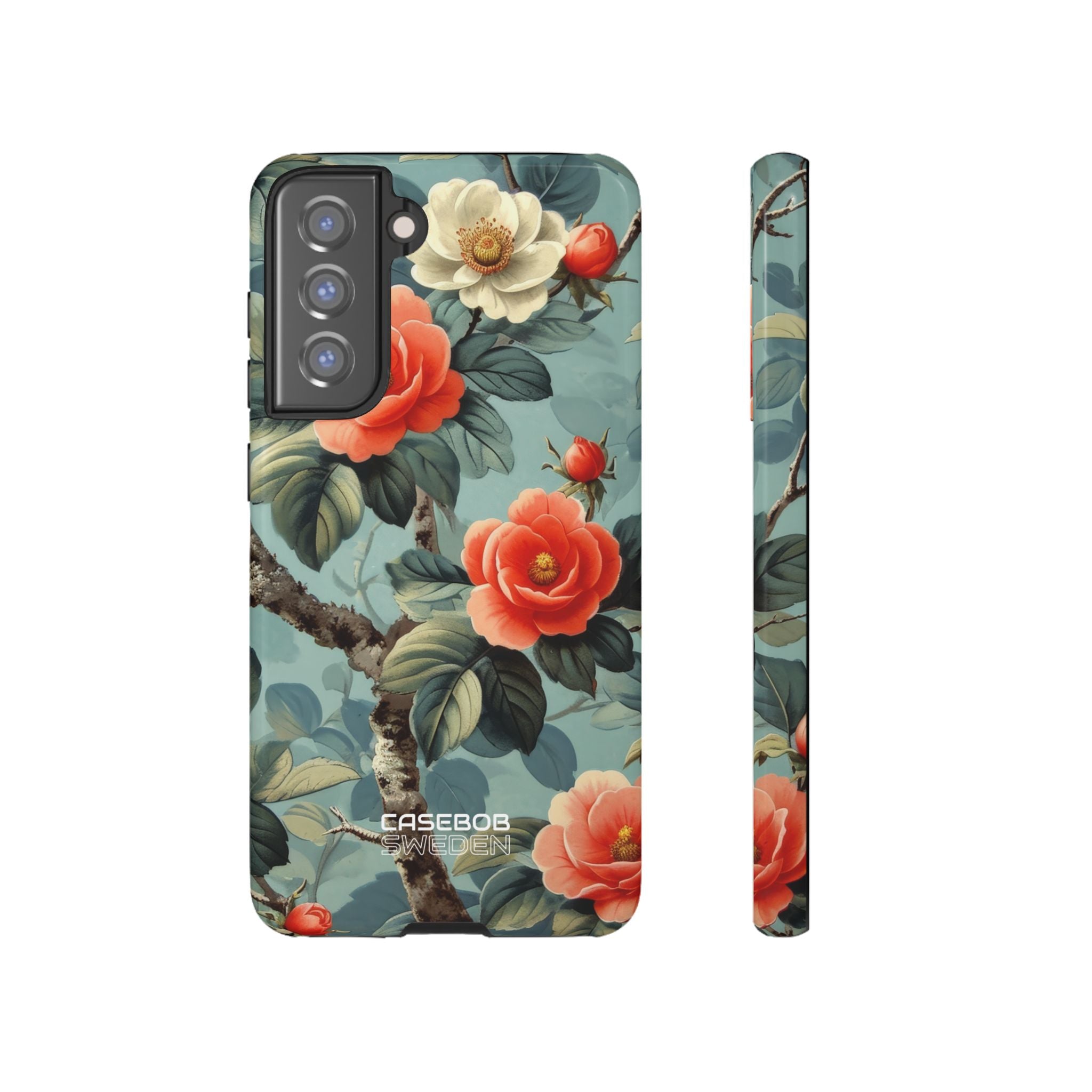 Coral Blossom Tapestry Samsung S21 - Tough