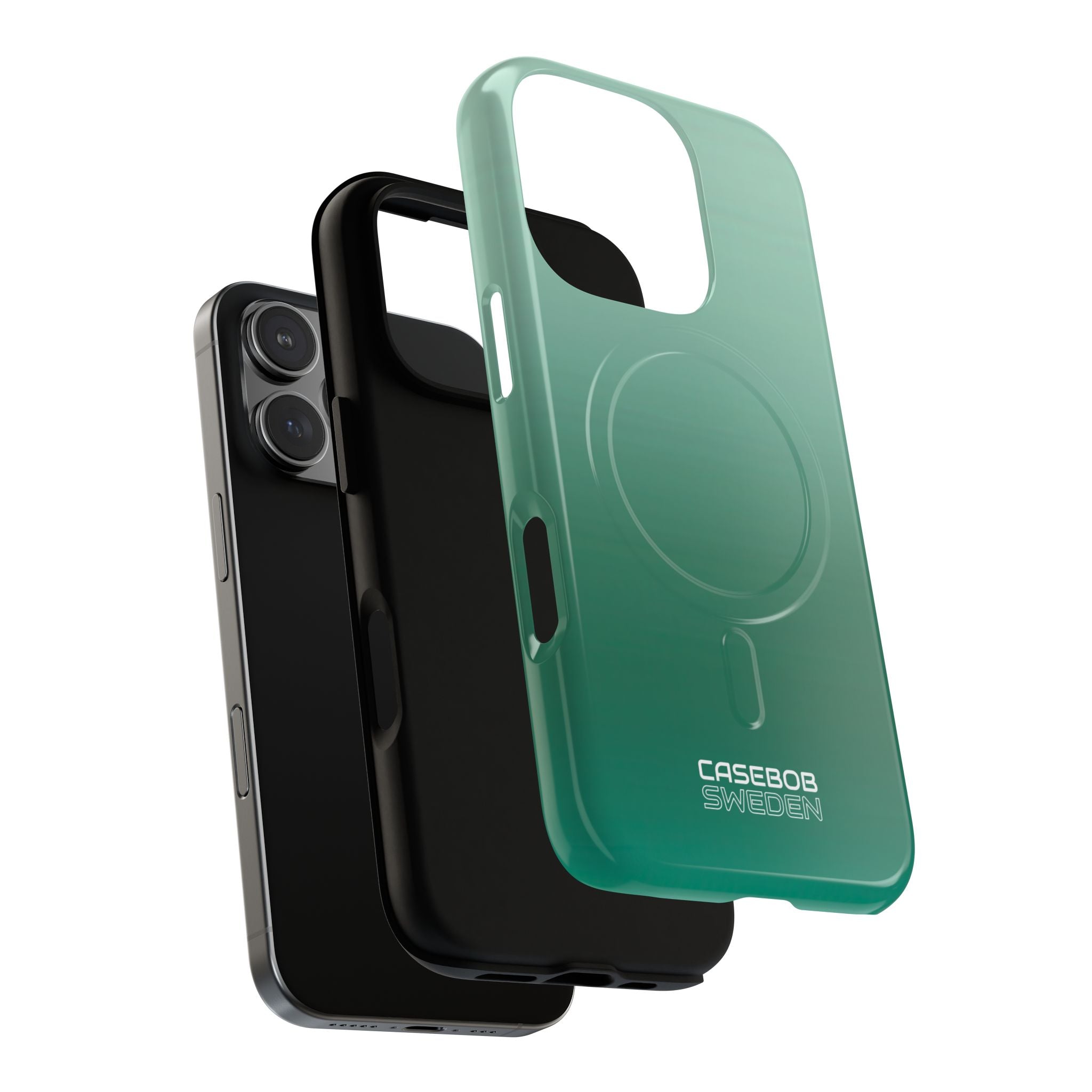 Teal Horizon Layers iPhone 16 - Tough+