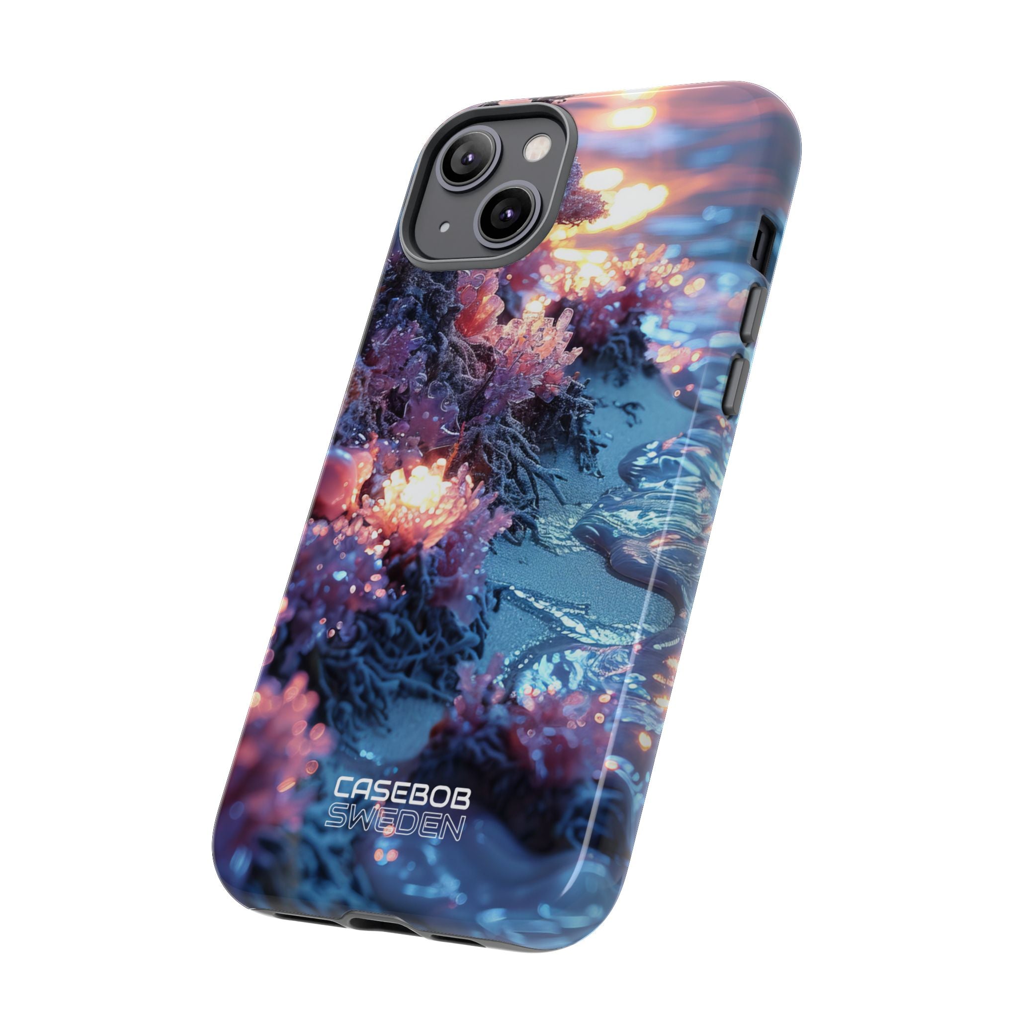 Crystal Sunset Shore iPhone 14 - Resistente