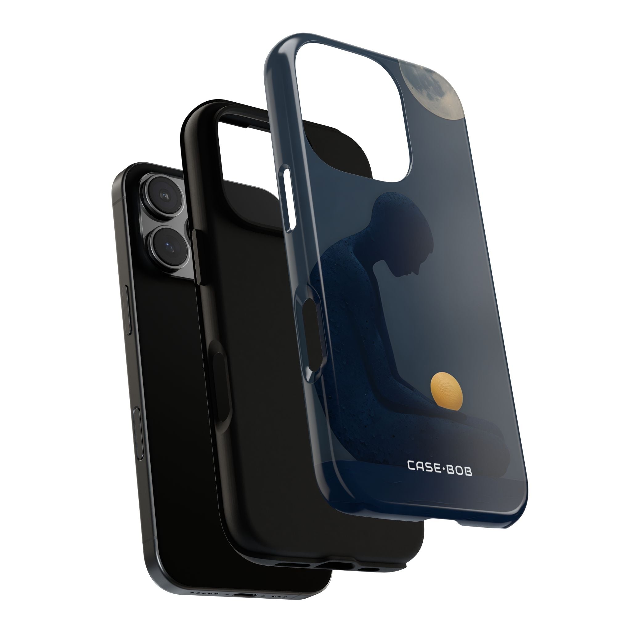 Navy Meditant iPhone 16 Pro Case - Tough
