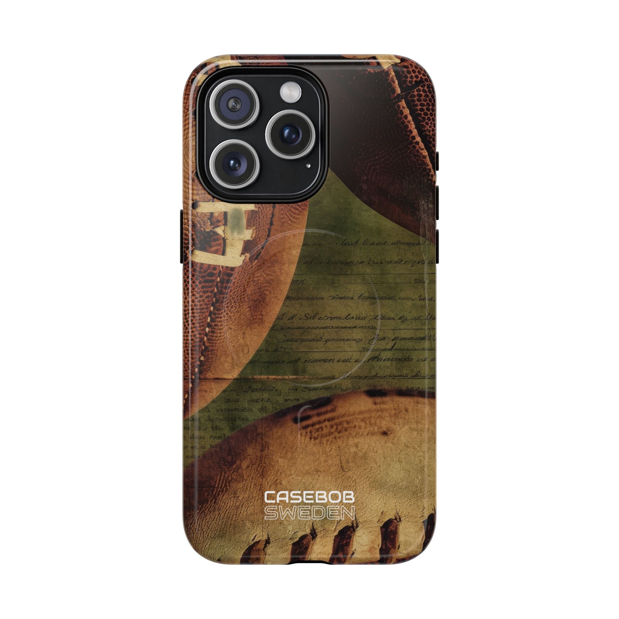 Vintage Football Textures iPhone 15 - Tough+