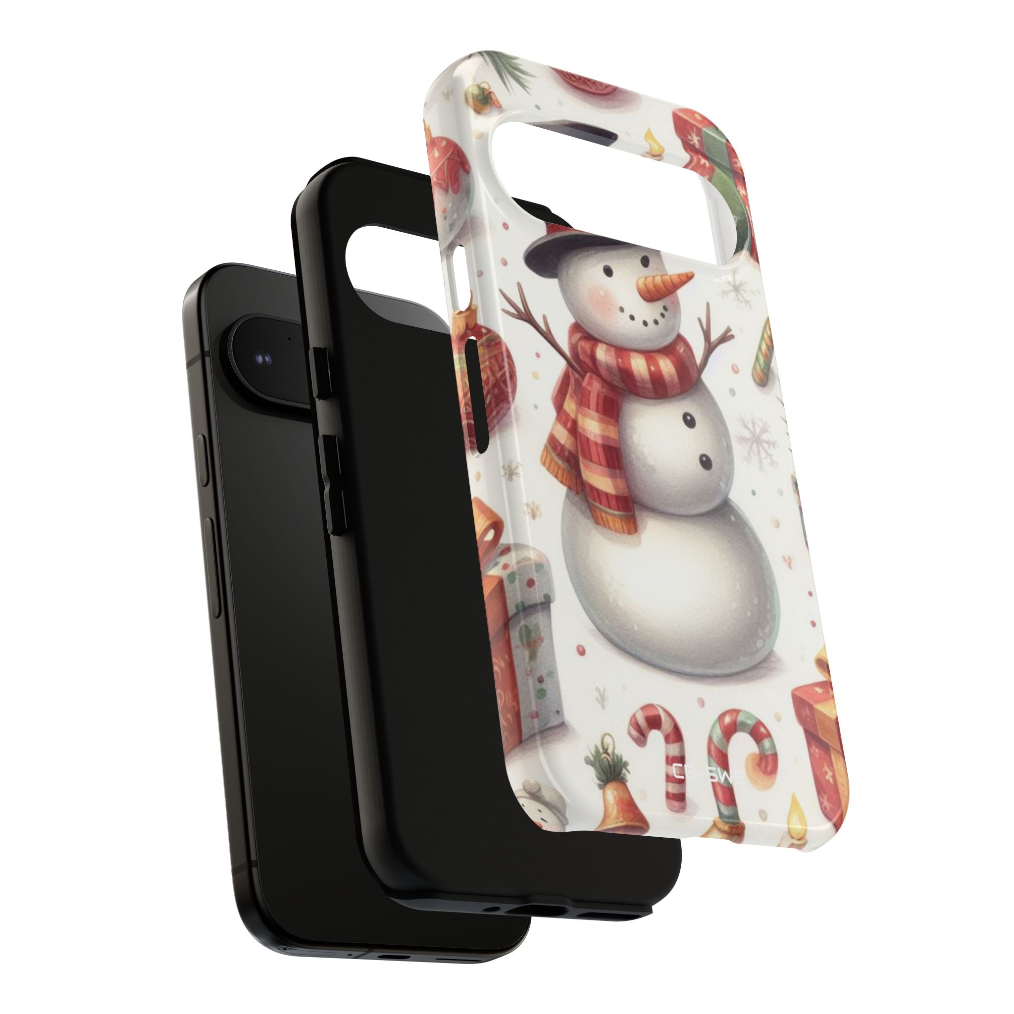 Snowman Wears Scarf - Google Pixel Case