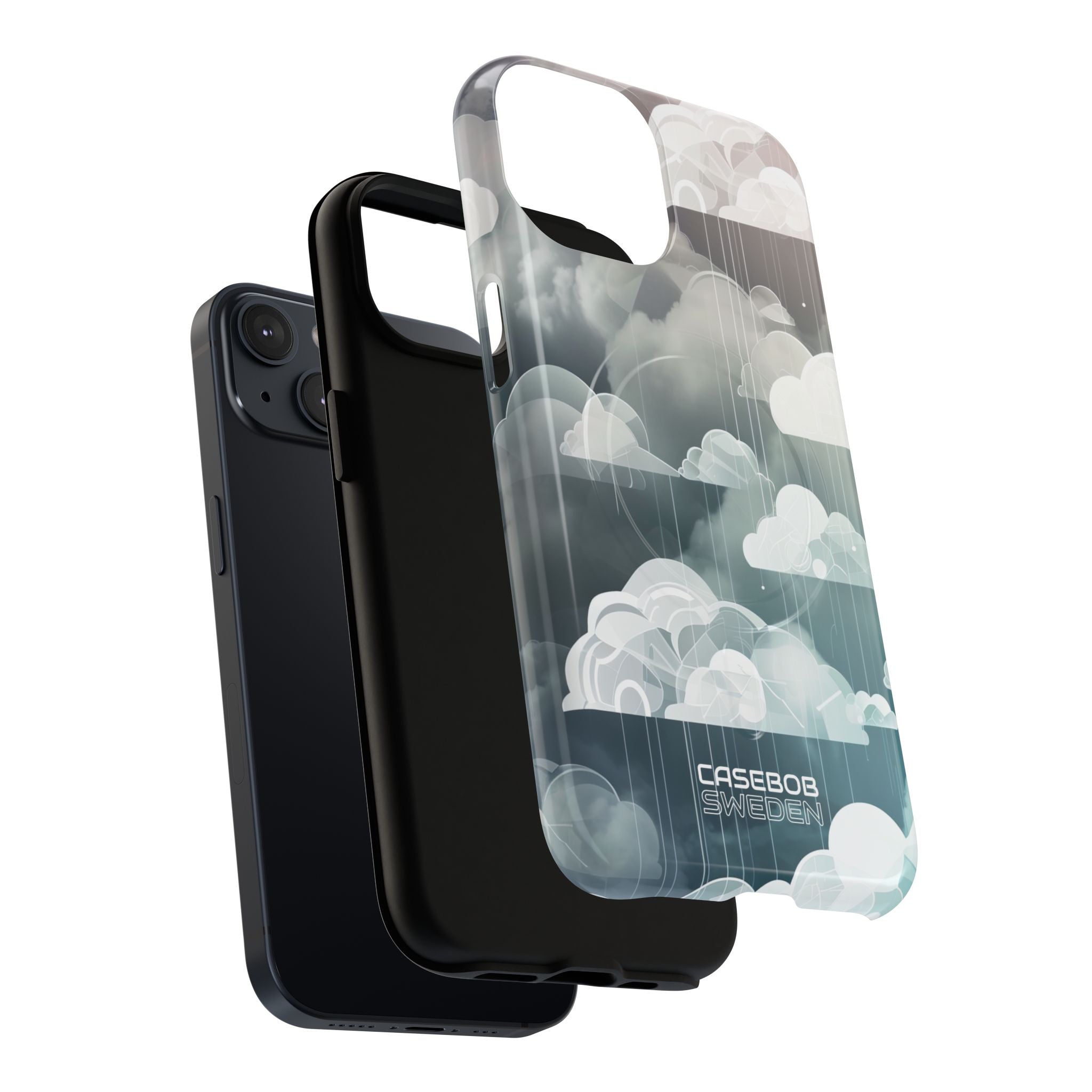 Silver Dream Clouds iPhone 14 - Tough+