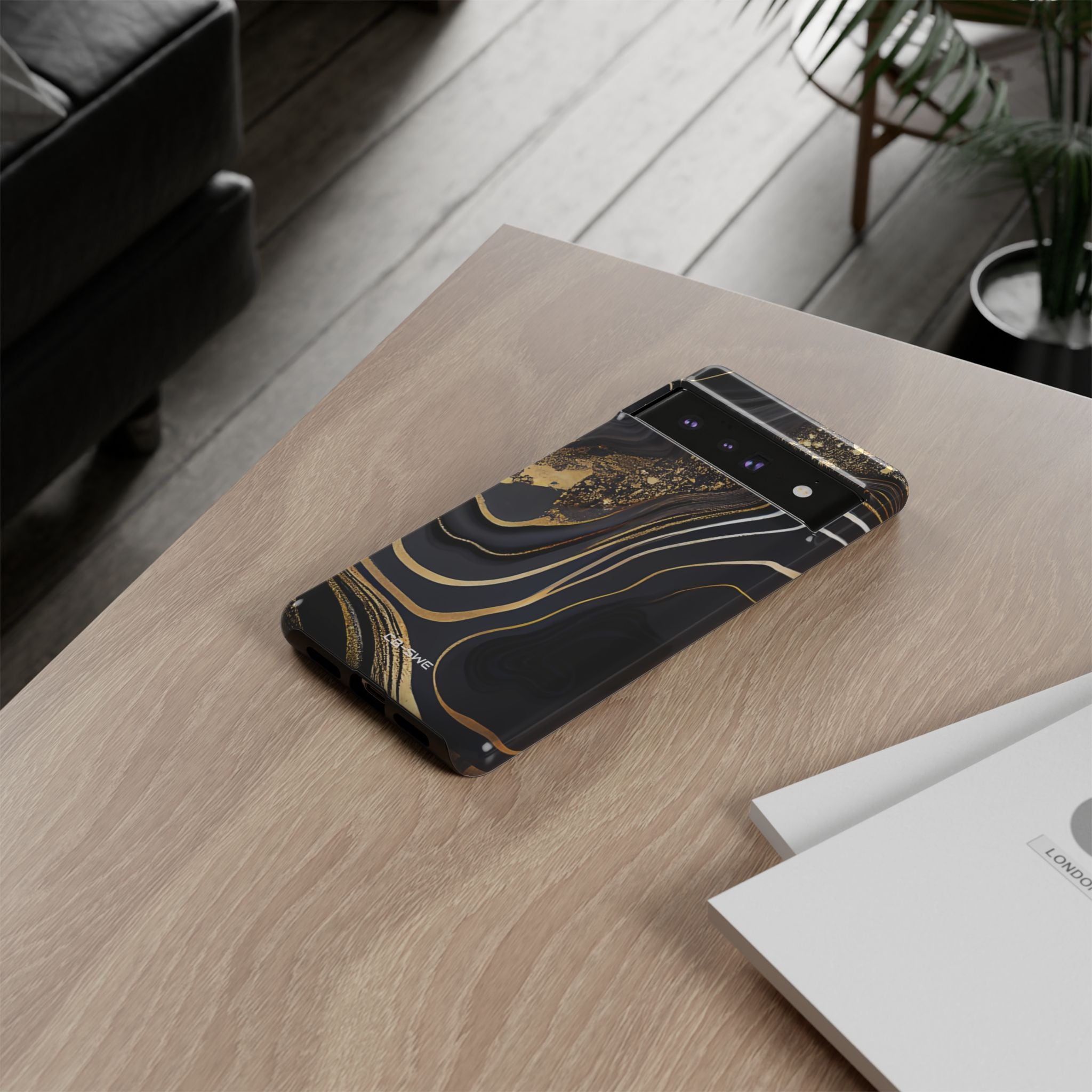 Elegant Gold Streams - Google Pixel Case