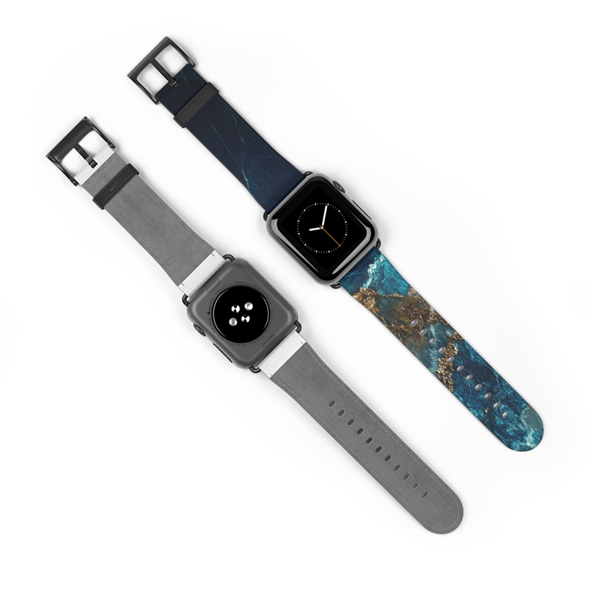 Golden Fracture Teal - Watch Band