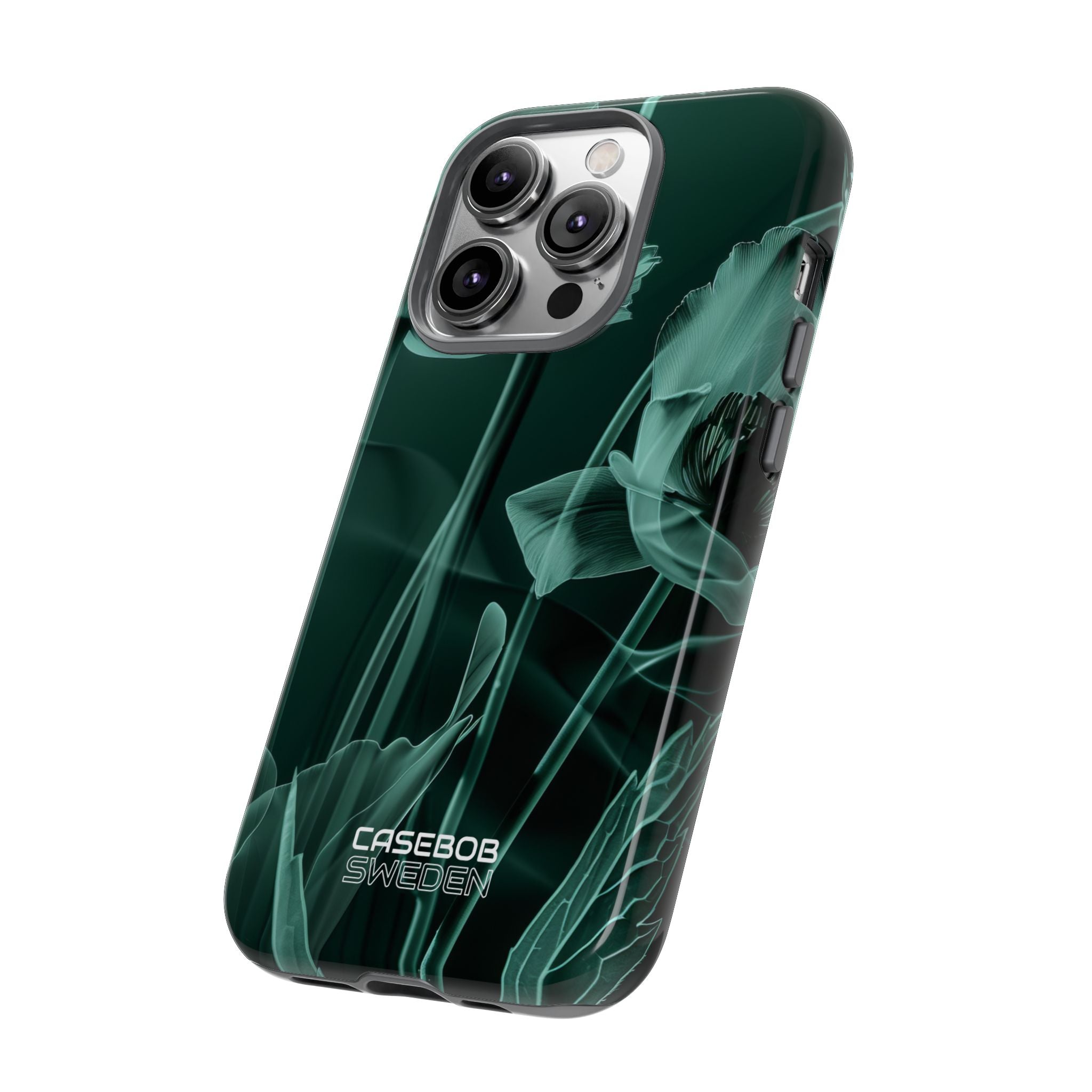 Teal Bloom Radiance iPhone 14 - Tough