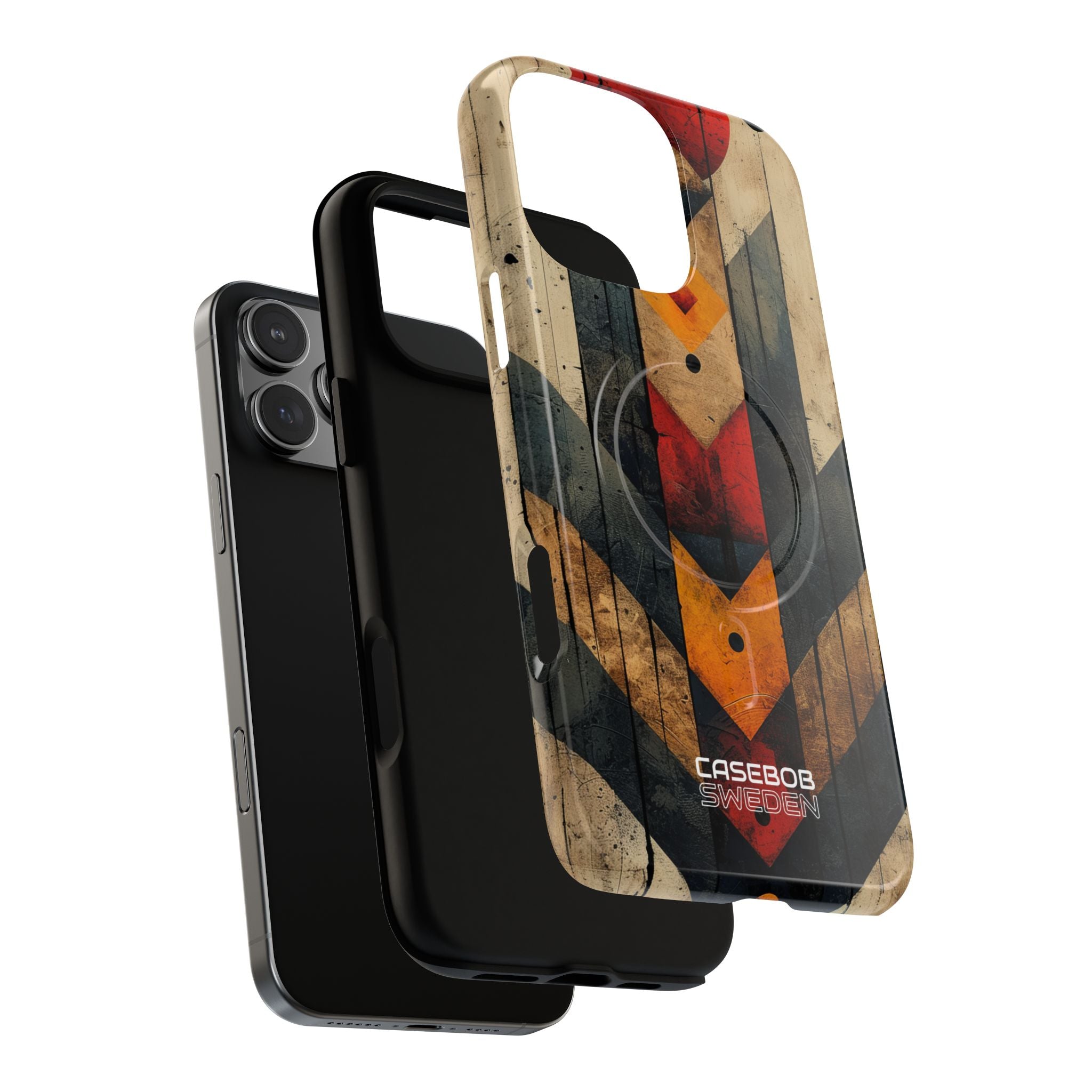 Geometric Fire Rise iPhone 16 - Tough+