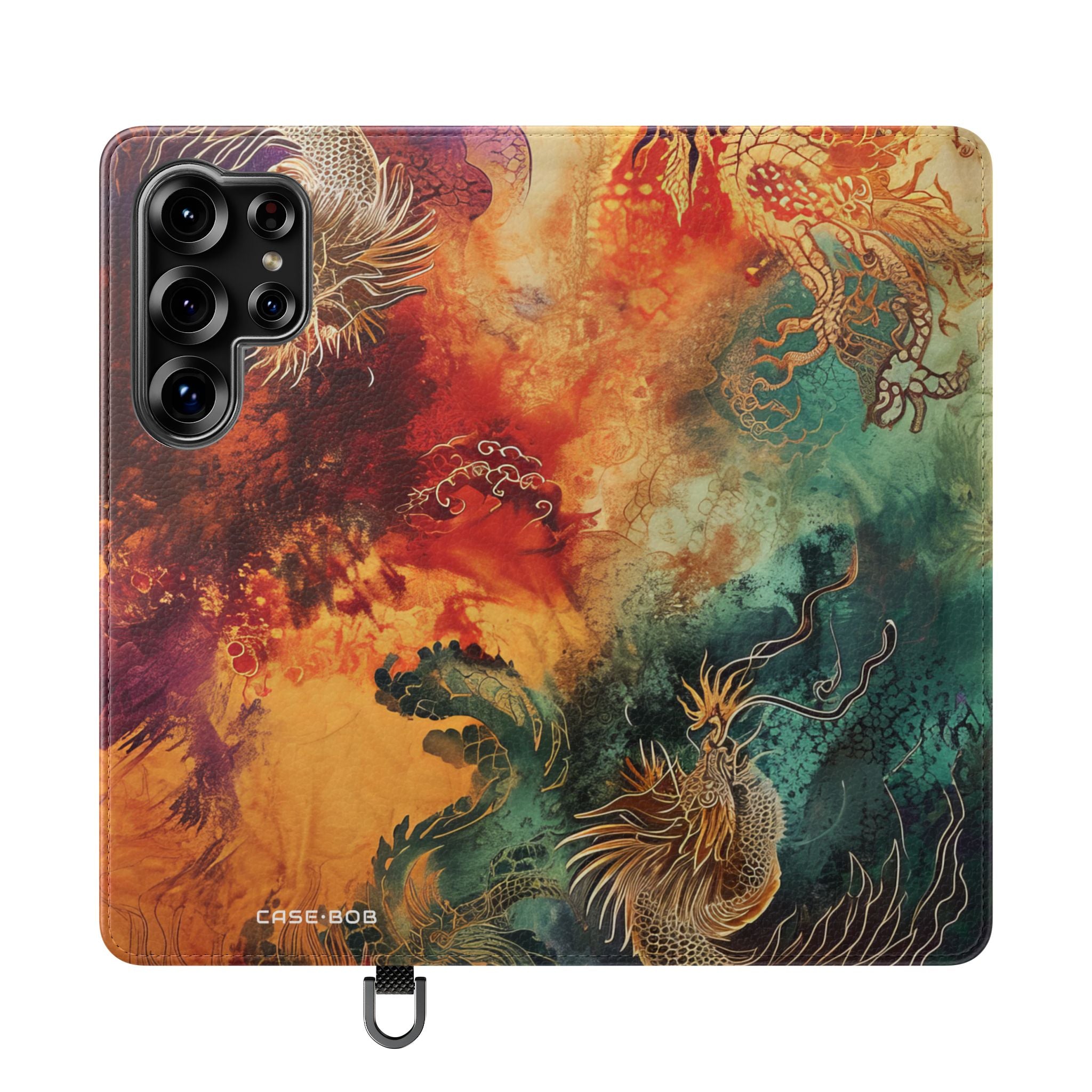 Golden Dragons Blaze - Samsung S25 Ultra Case - Lompakko