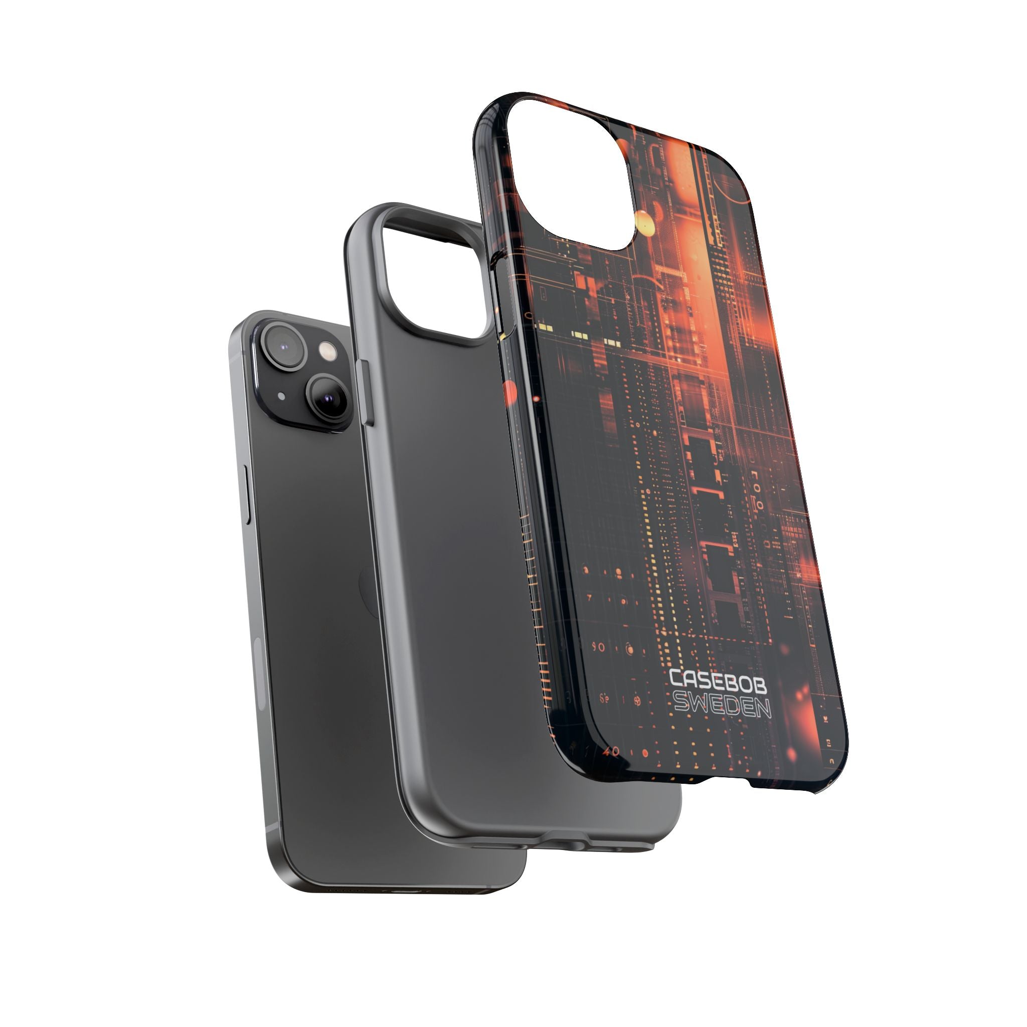 Neon Circuit Dreams iPhone 14 - Tough
