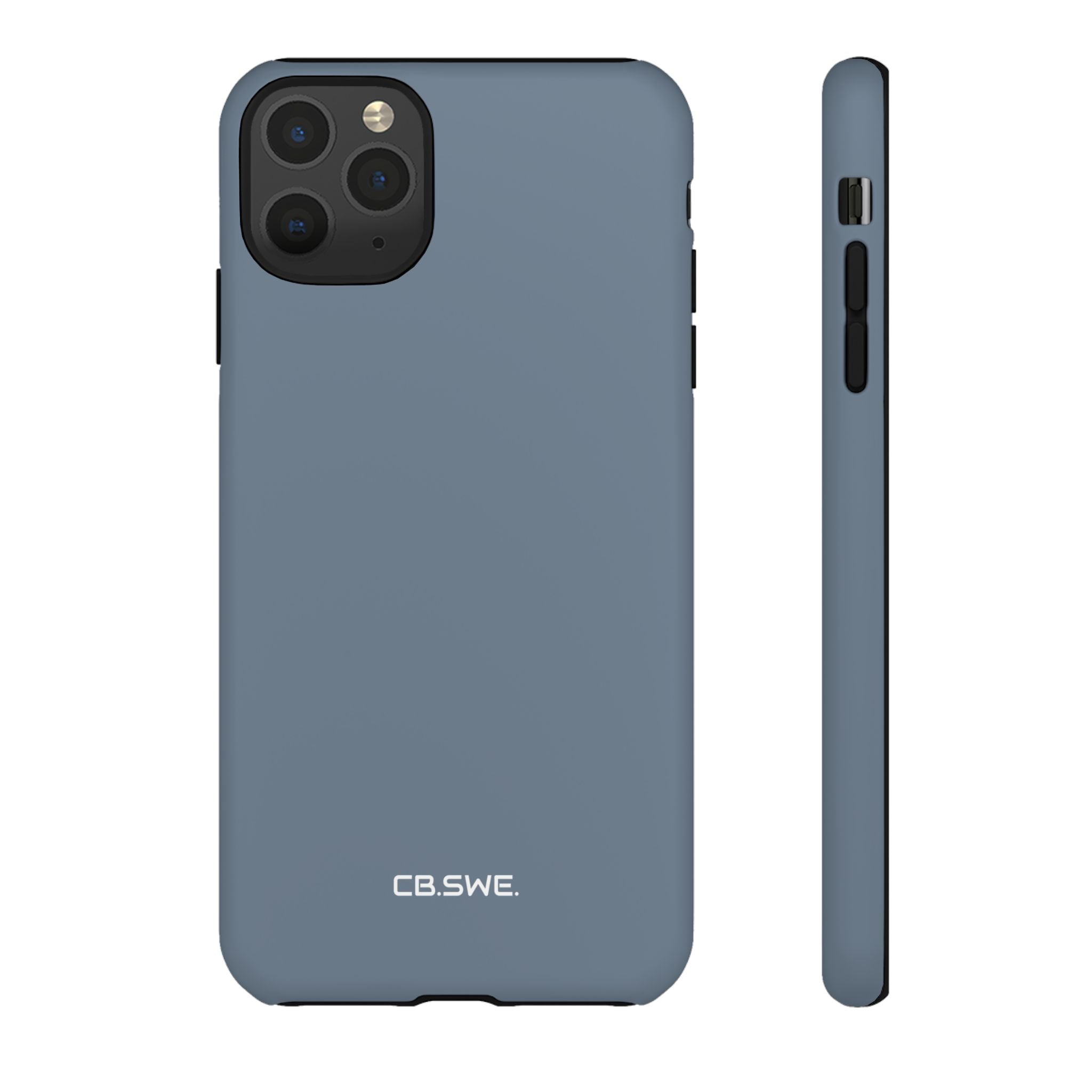 Slate Gray iPhone Case - Tough