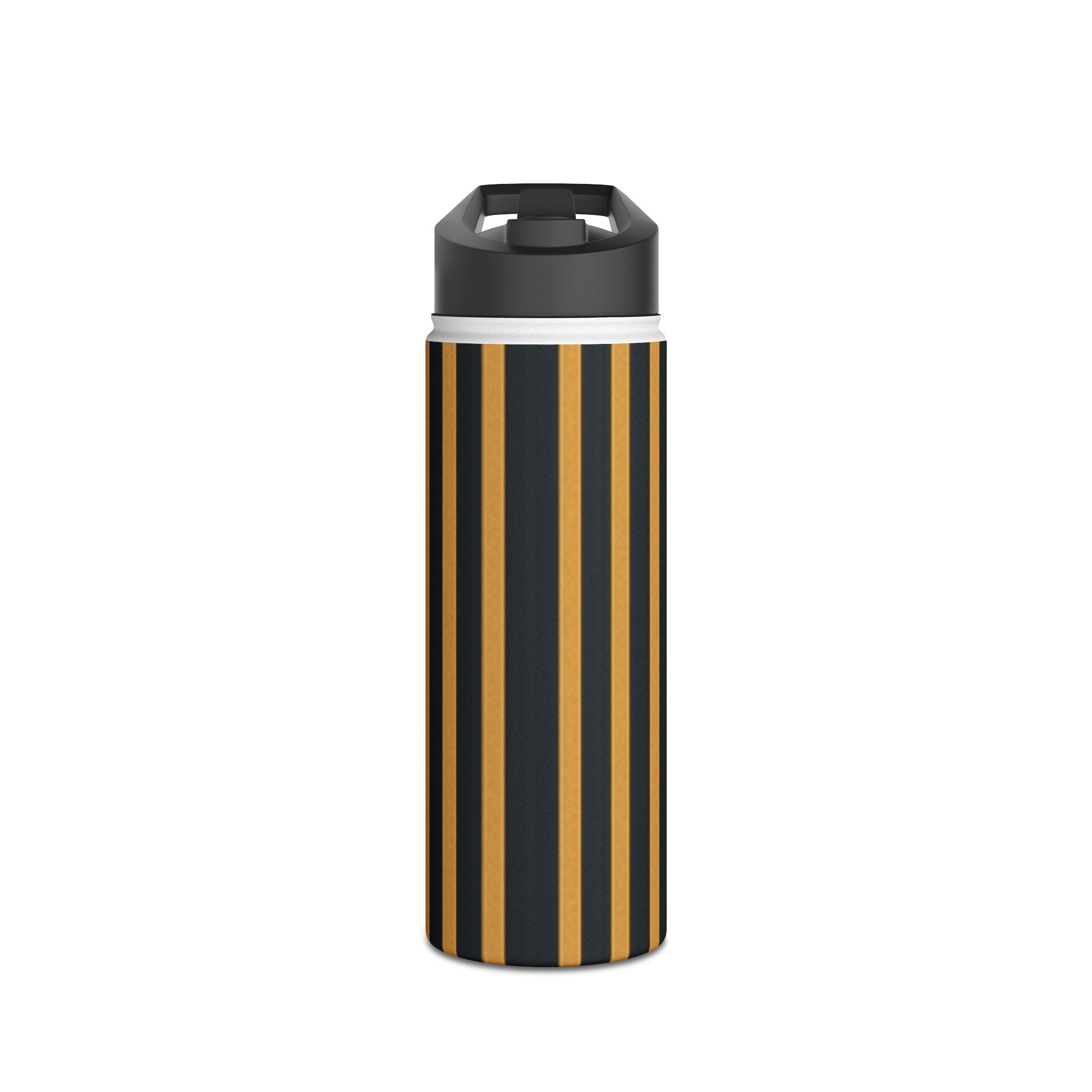 Golden Stripes - Stainless Steel Water Bottle