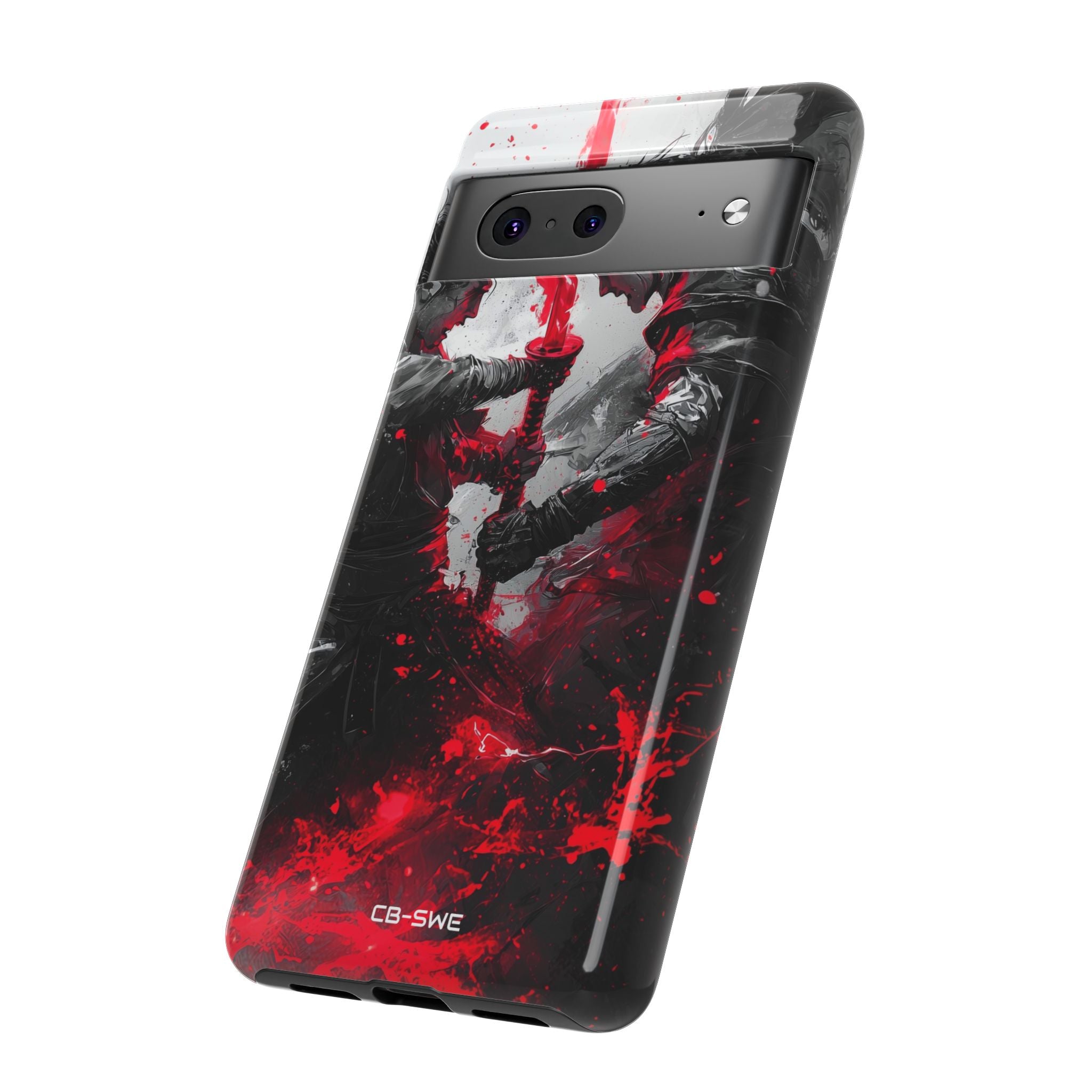 Crimson Blade Clash - Google Pixel Case