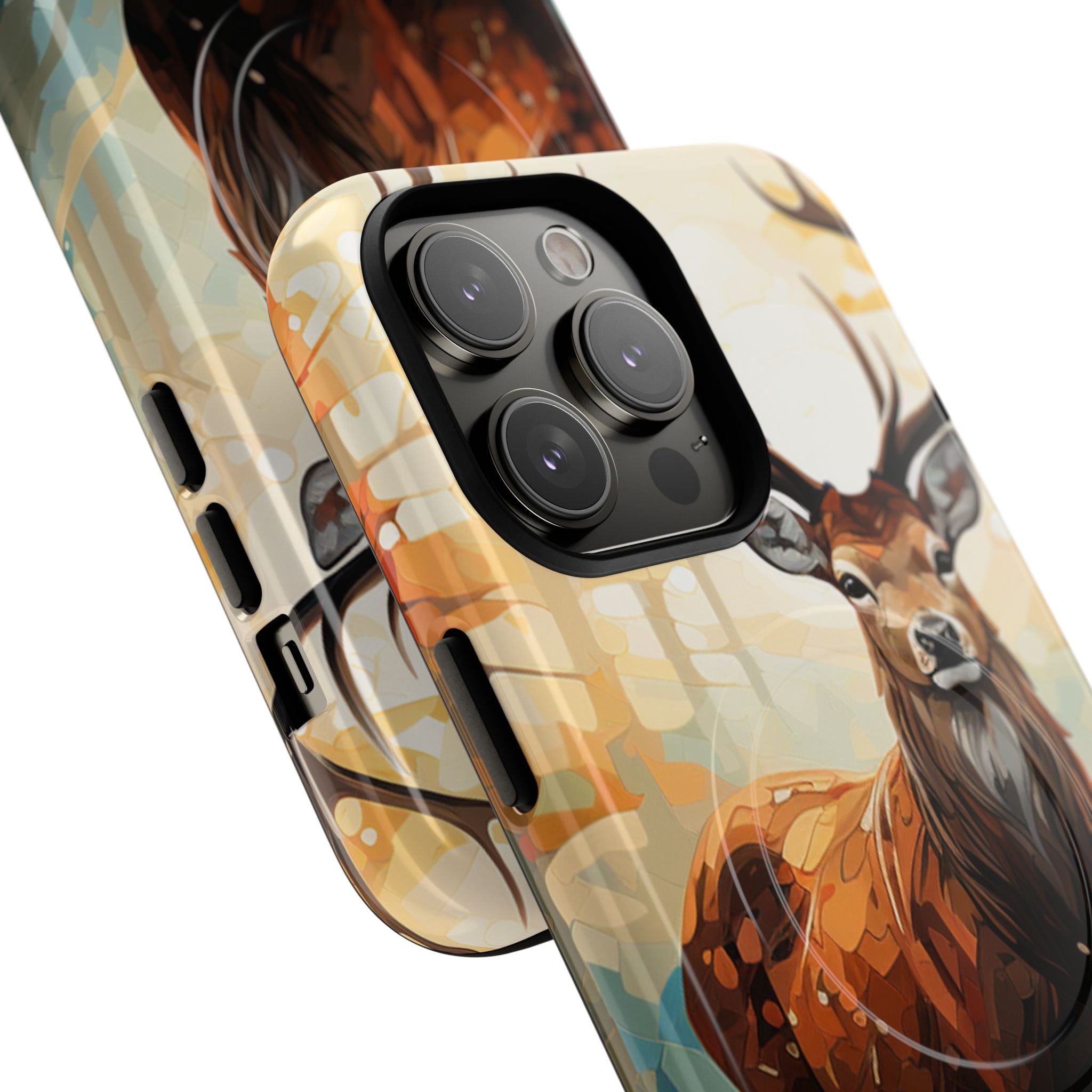Glowing Stag iPhone 14 Pro Max Case - Tough+