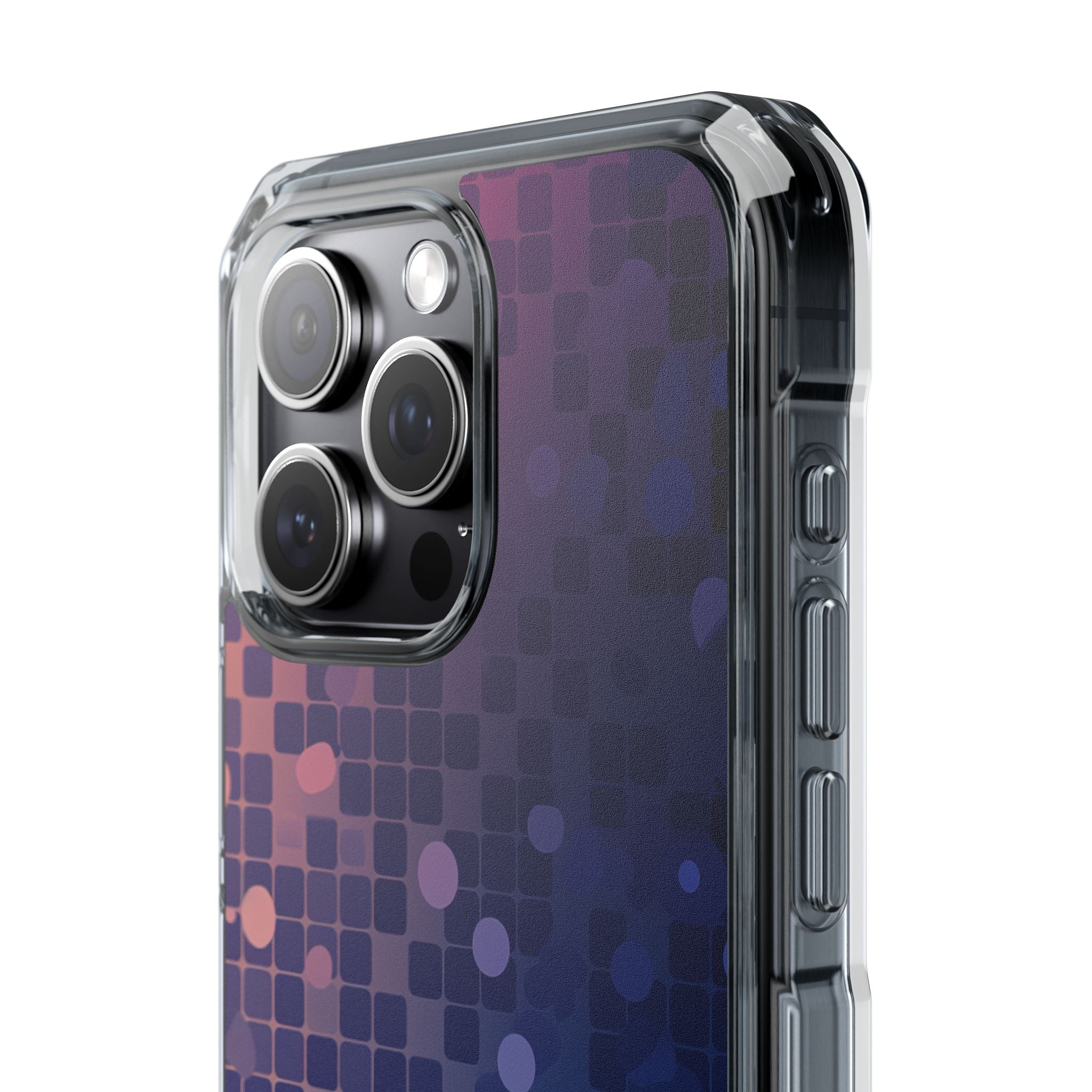 Vibrant Pixel Bloom iPhone 15 - Impact Clear+