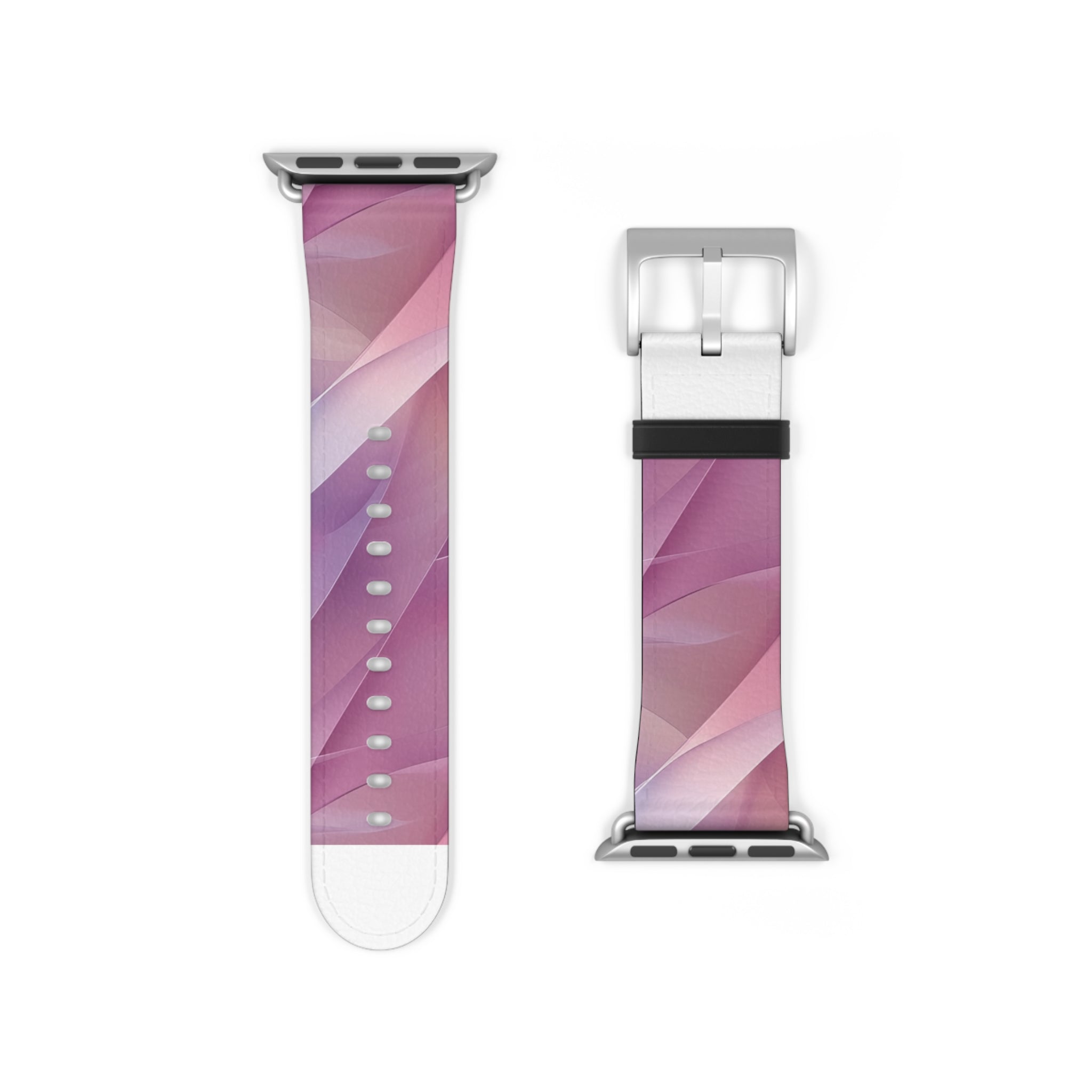 Pink Leafwave - Watch Band
