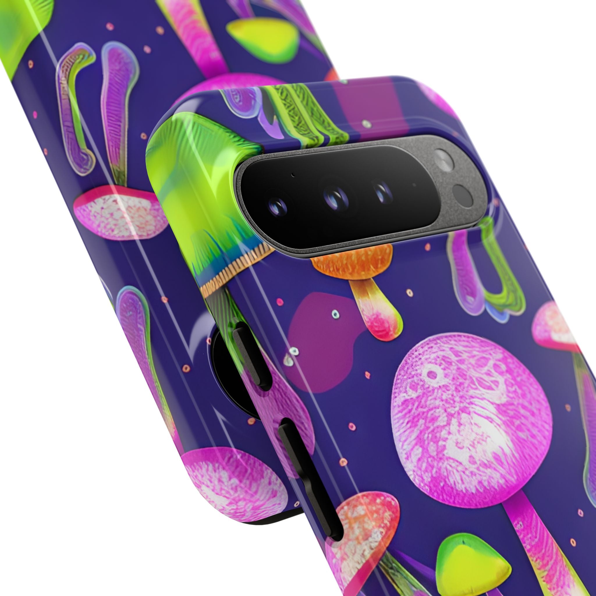 Neon Mushroom Dreams - Google Pixel Case