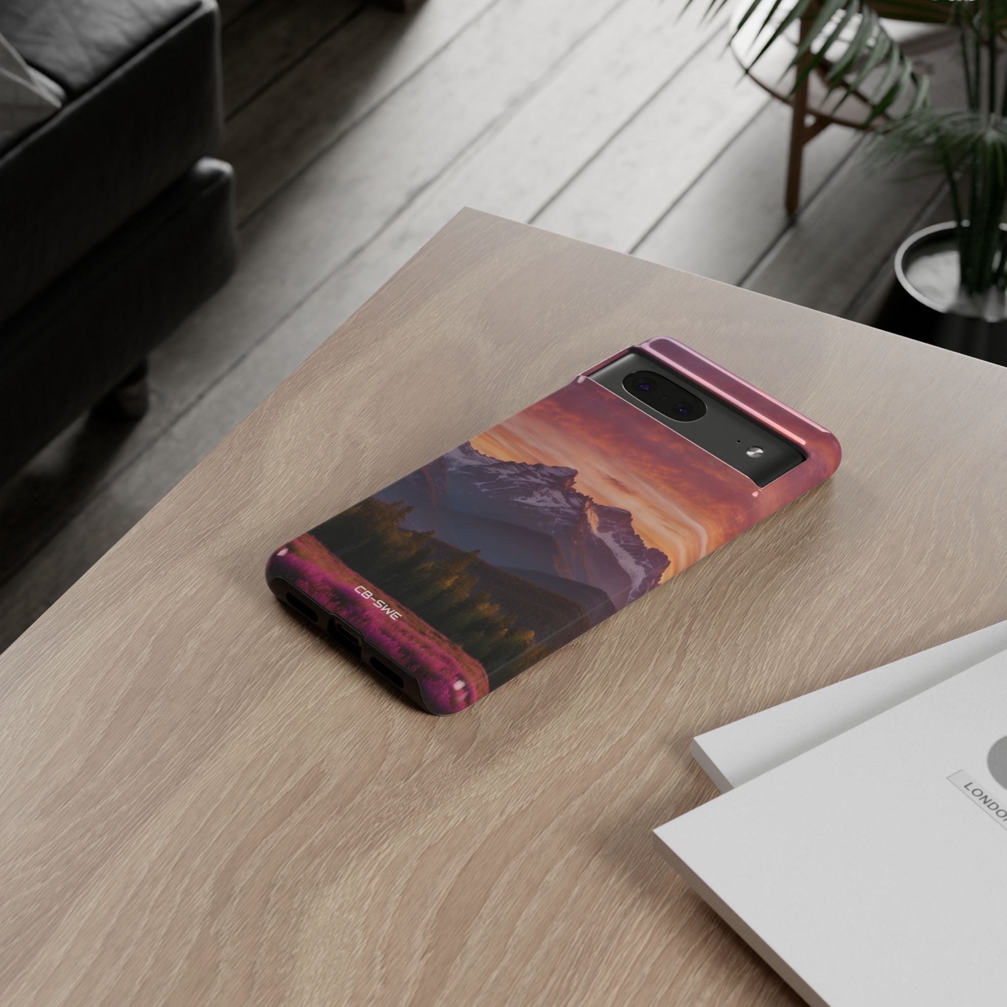 Mountain Peaks Glow - Google Pixel Case
