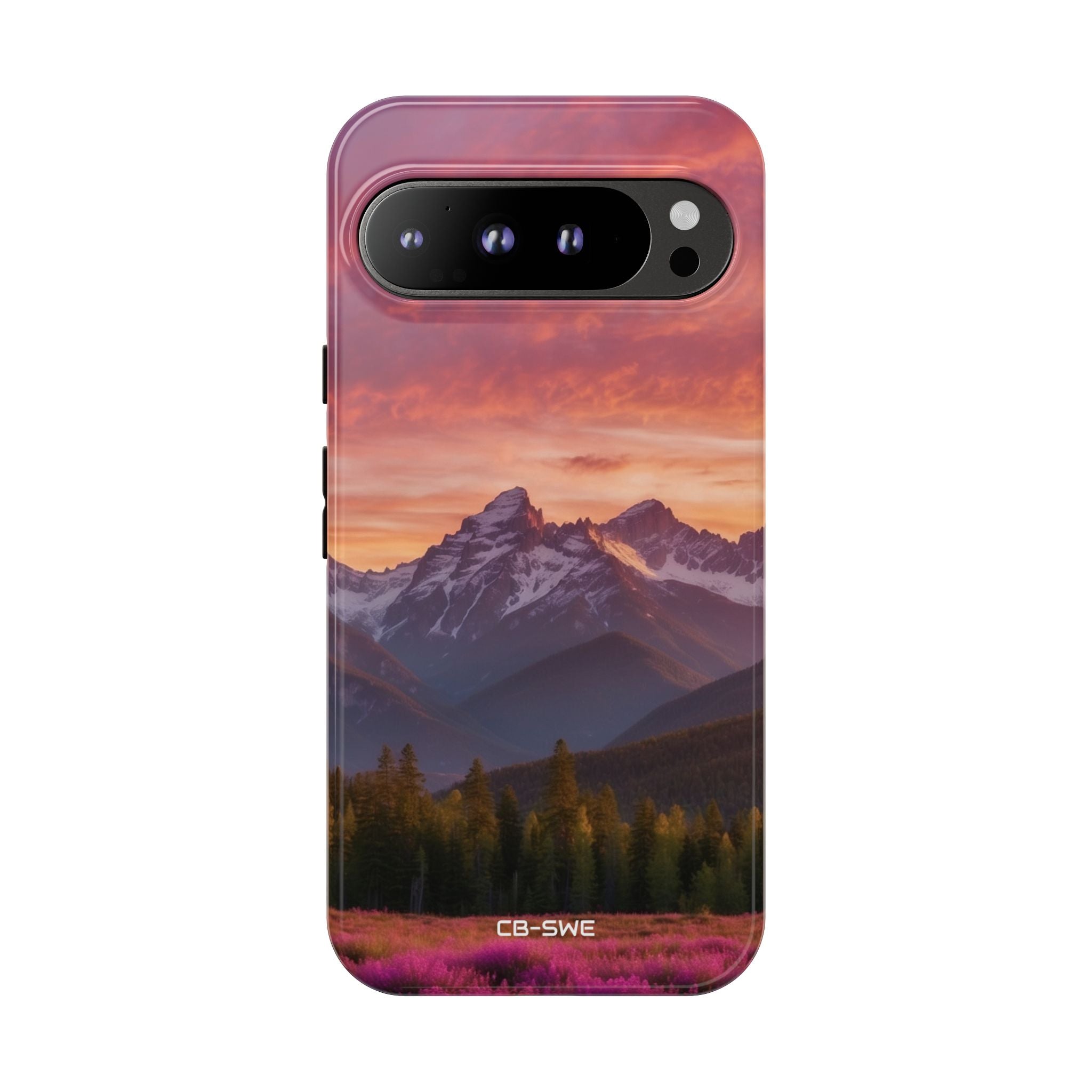 Mountain Peaks Glow - Google Pixel Case