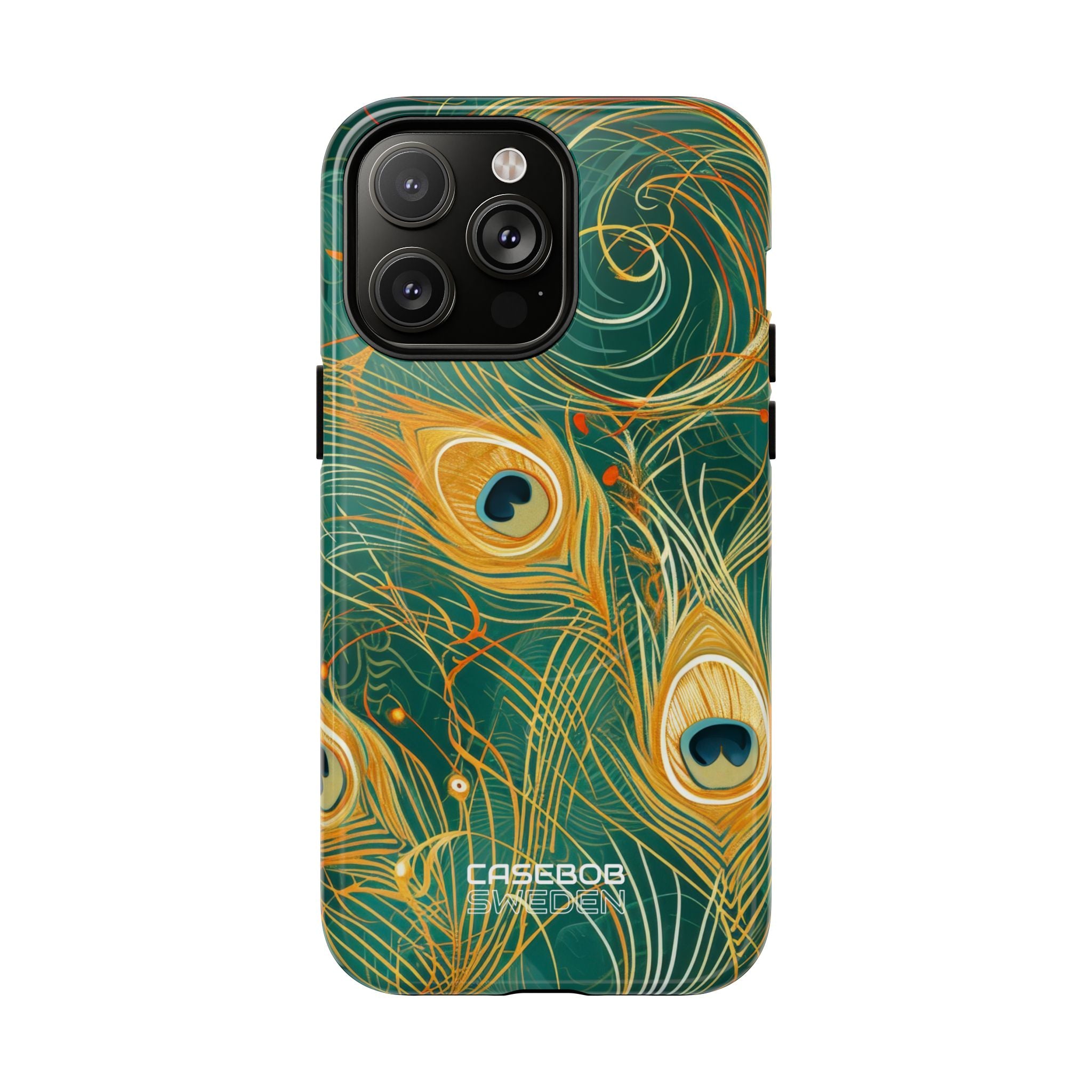 Vibrant Peacock Whirl iPhone 14 - Tough+