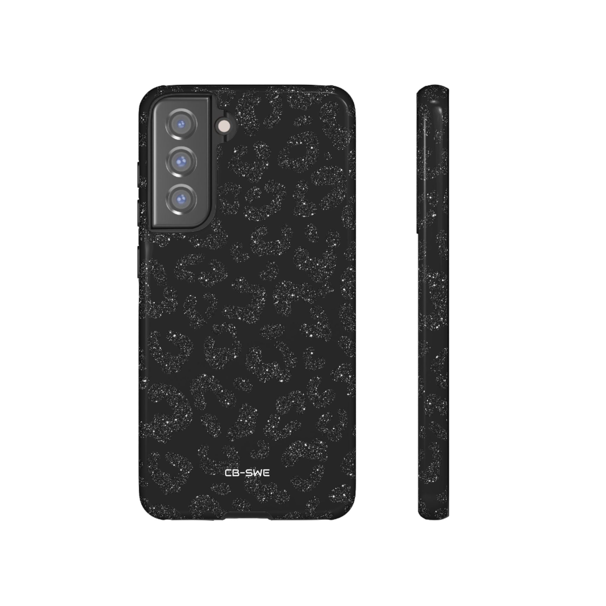 Glittery Leopard Elegance - Samsung Case
