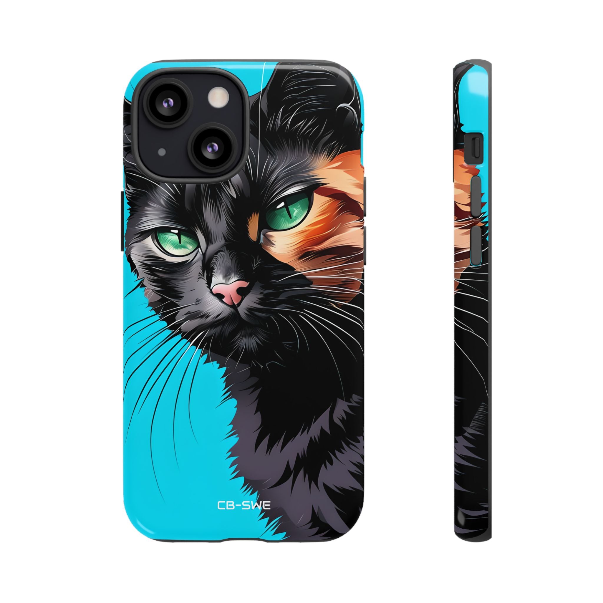 Curious Cat Stare - iPhone Case