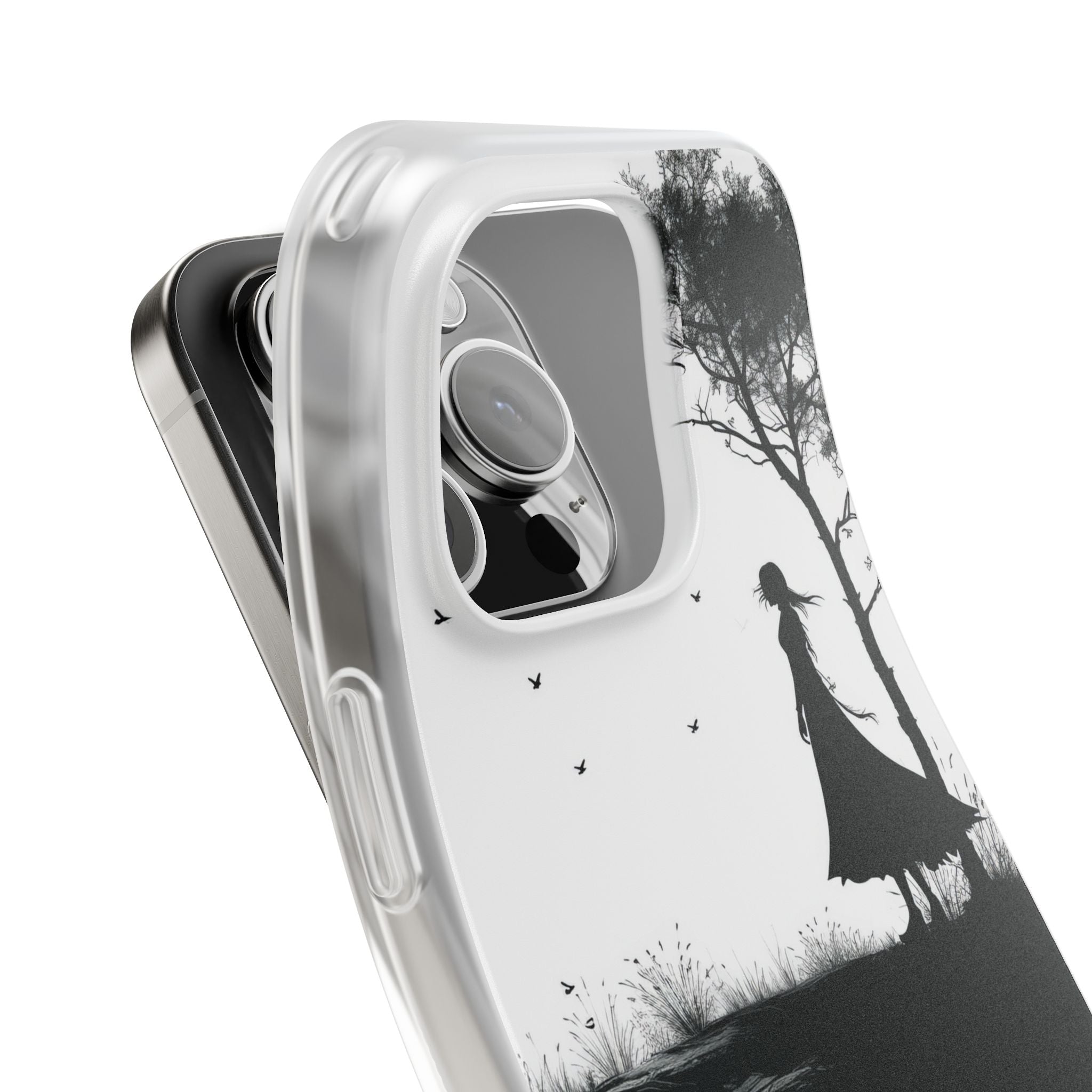 Cliffside Silhouette iPhone 16 Pro Case - Soft