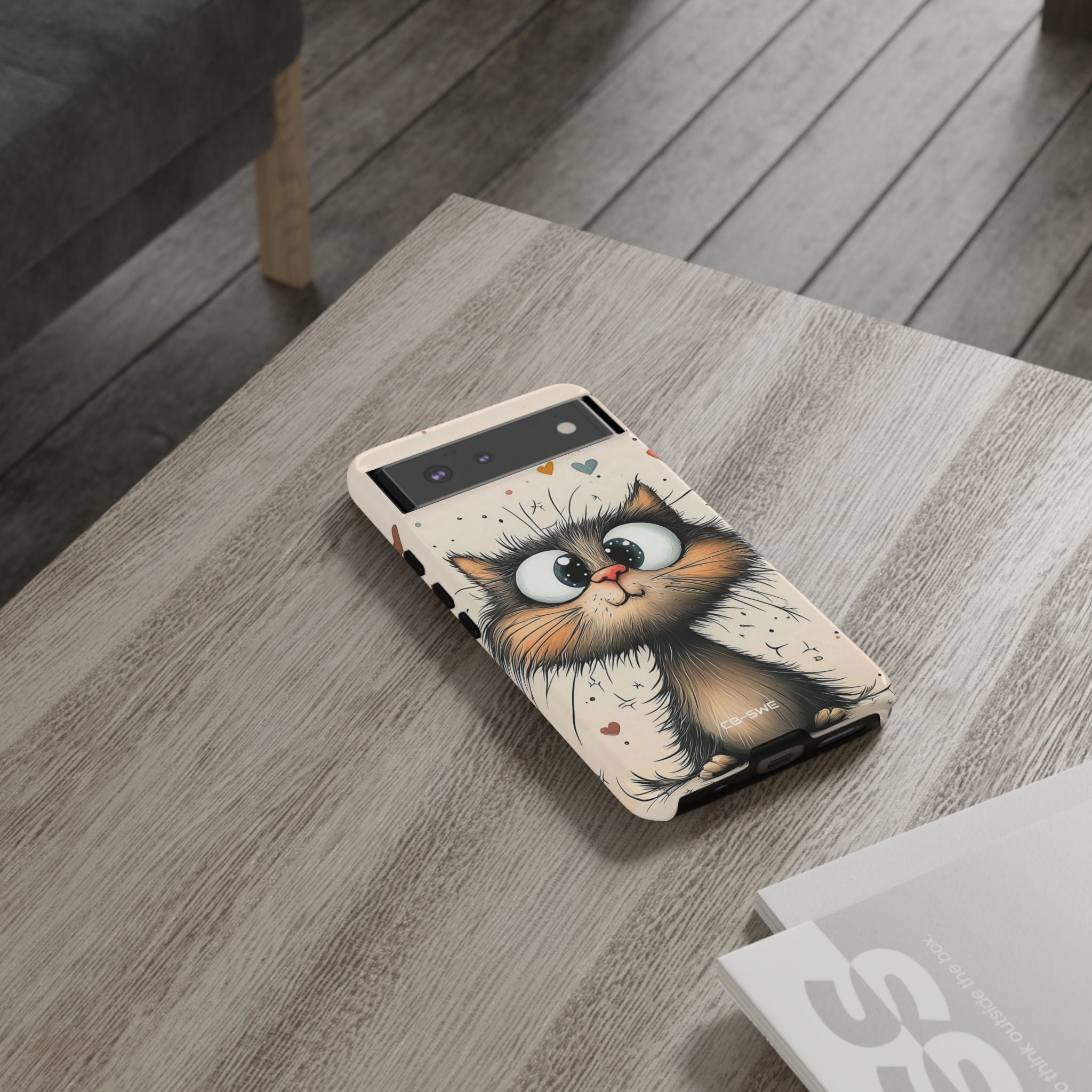 Whimsical Cat Smiles - Google Pixel Case