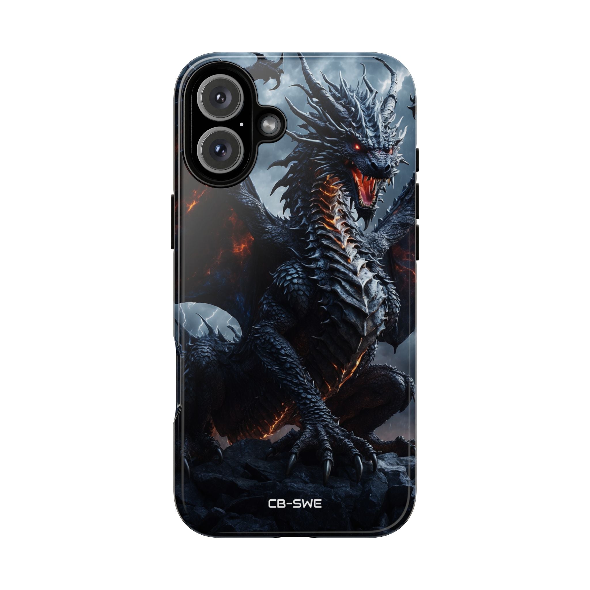 Fiery Wings Unleashed - iPhone Case