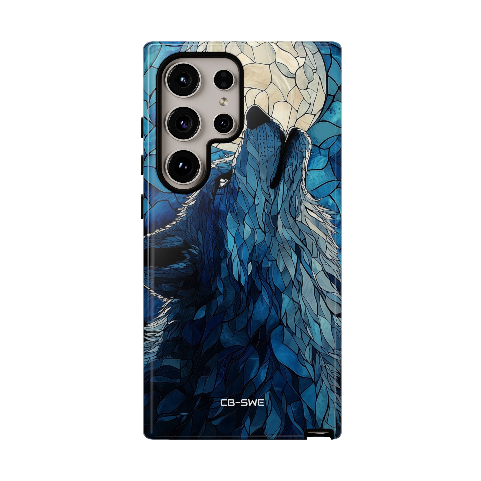 Wolf Howls Moonlight - Samsung Case