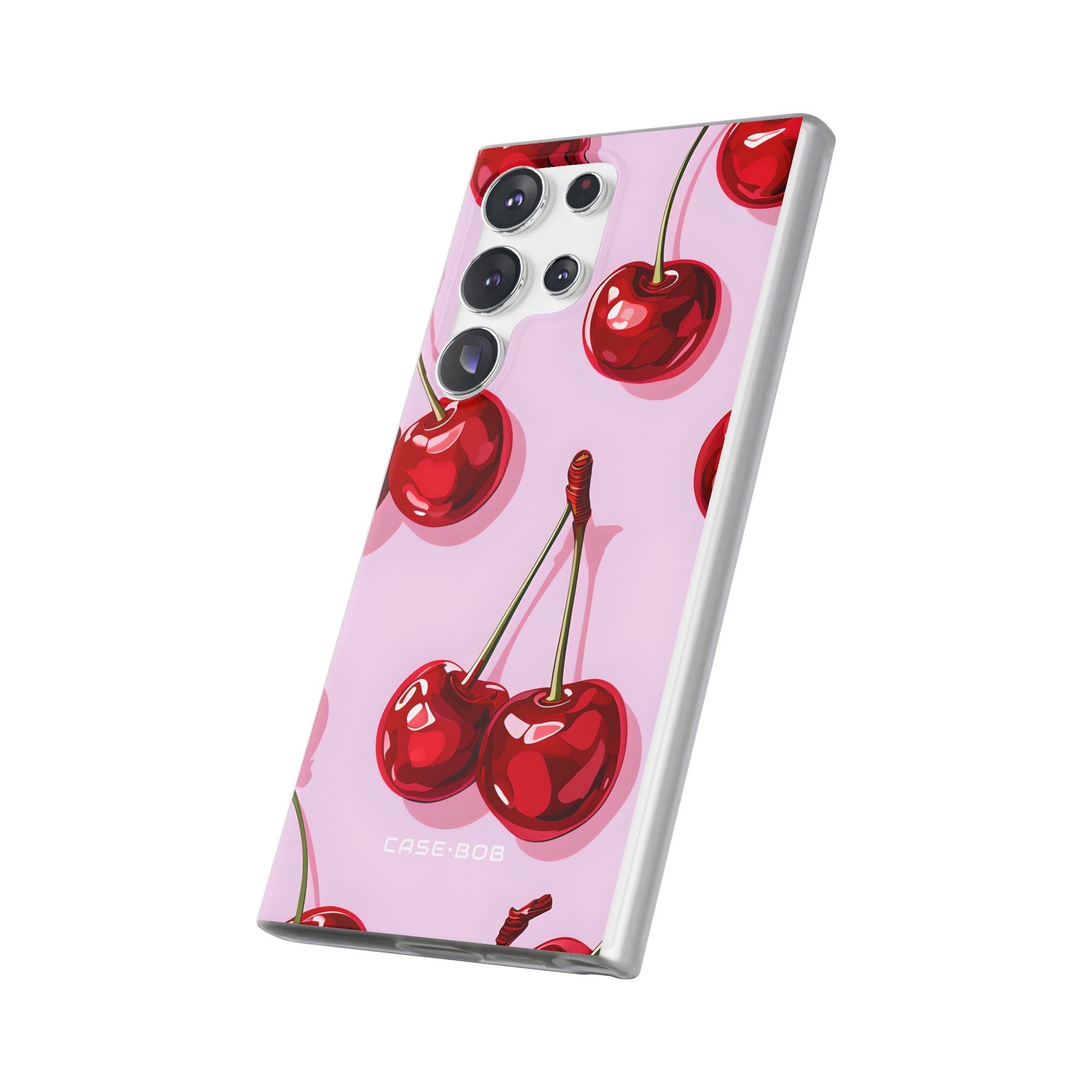 Glossy Cherry Burst Samsung S23 Ultra Case - Soft