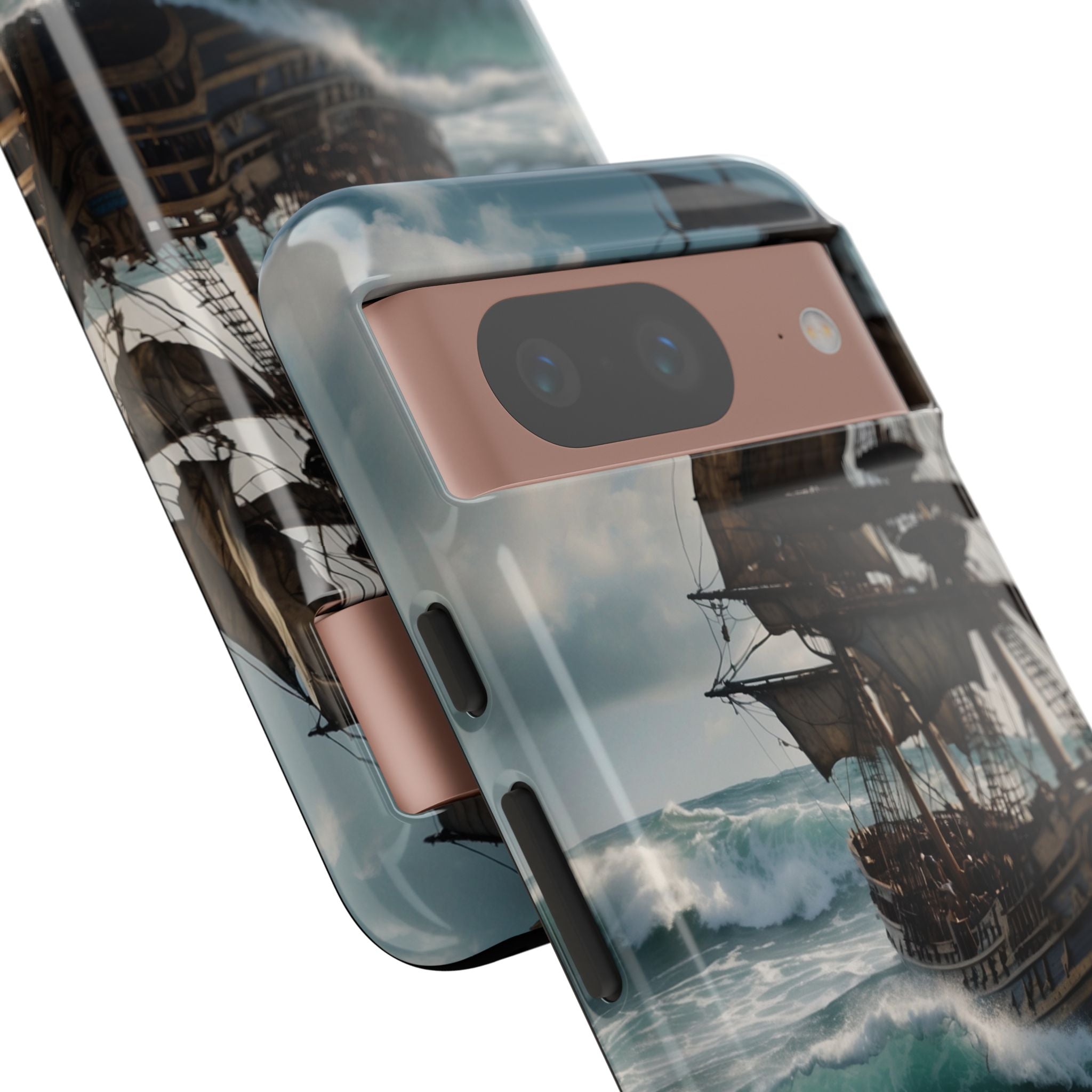 Ship Faces Waves - Google Pixel Case