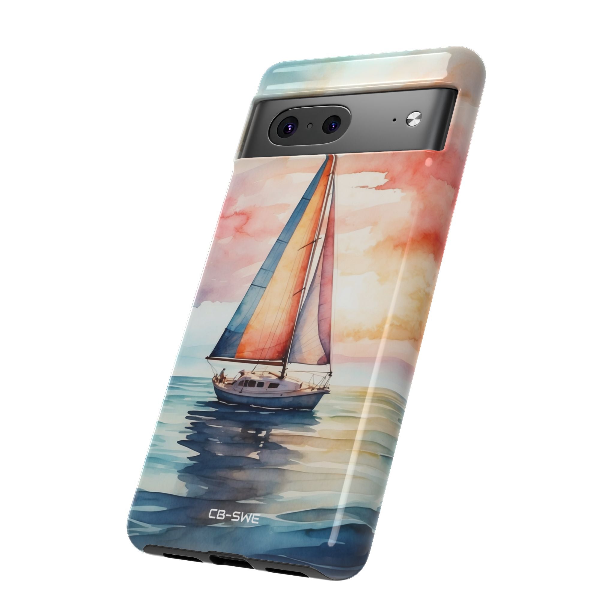 Sailboat Glides Calm - Google Pixel Case