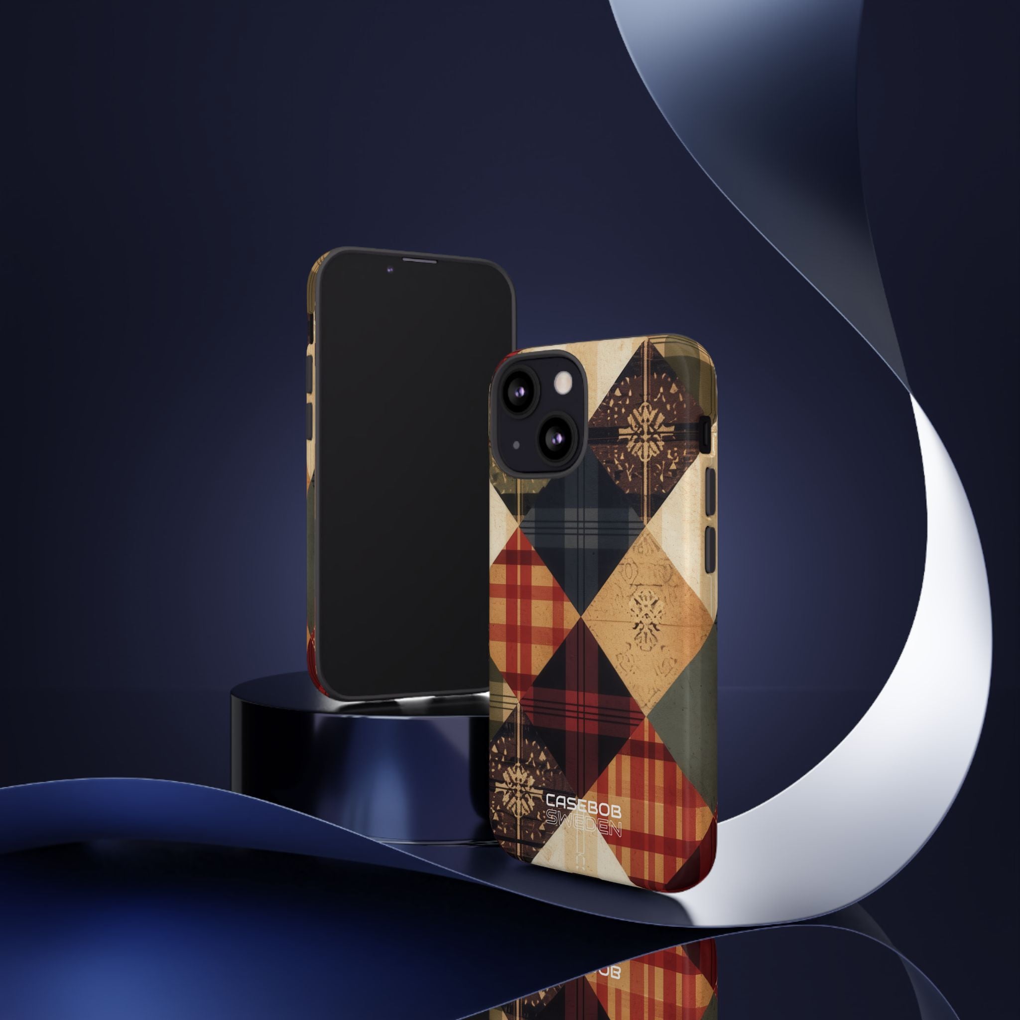 Rustic Quilt Charm iPhone 13 - Tough