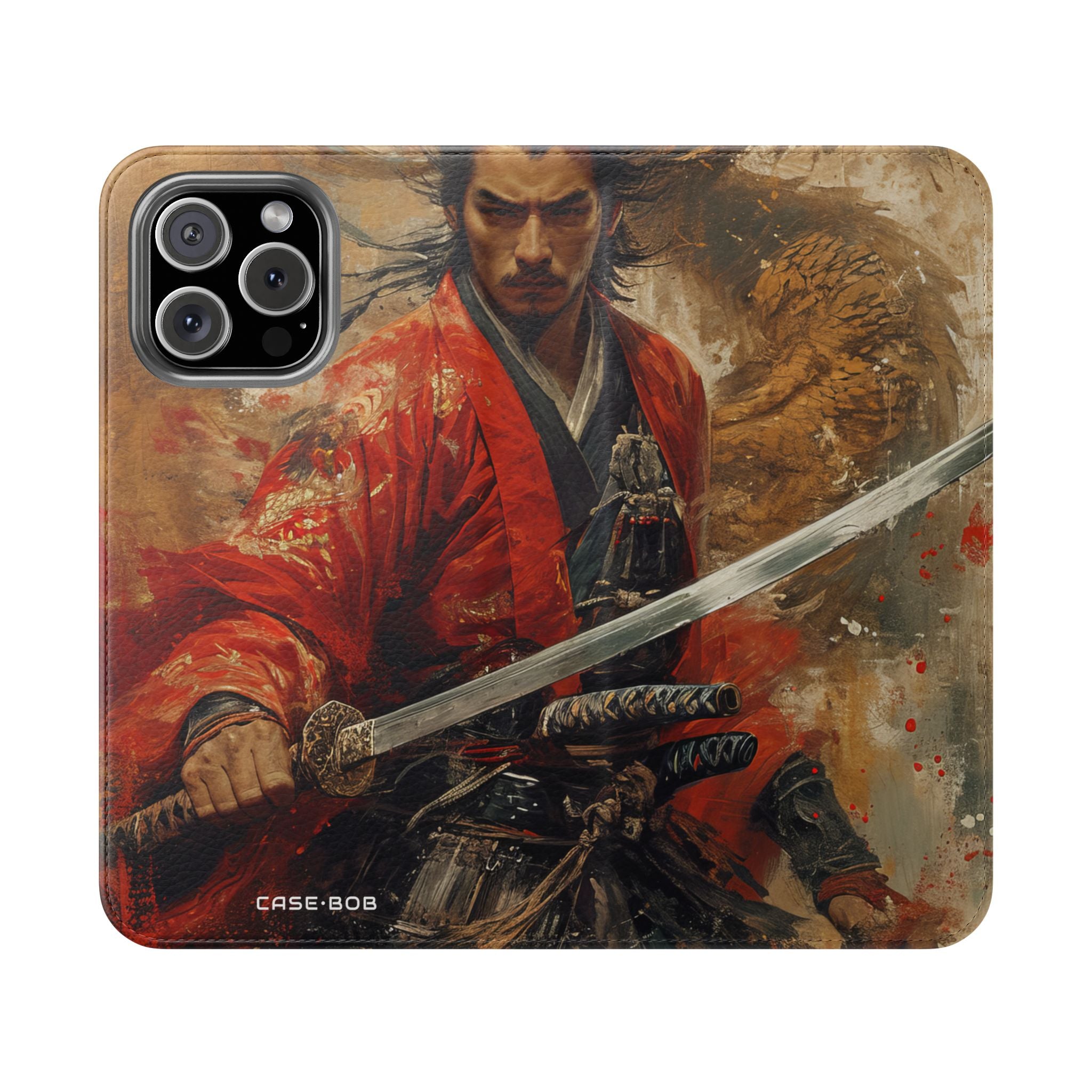 Crimson Samurai - iPhone 16 Max Case - Portemonnee